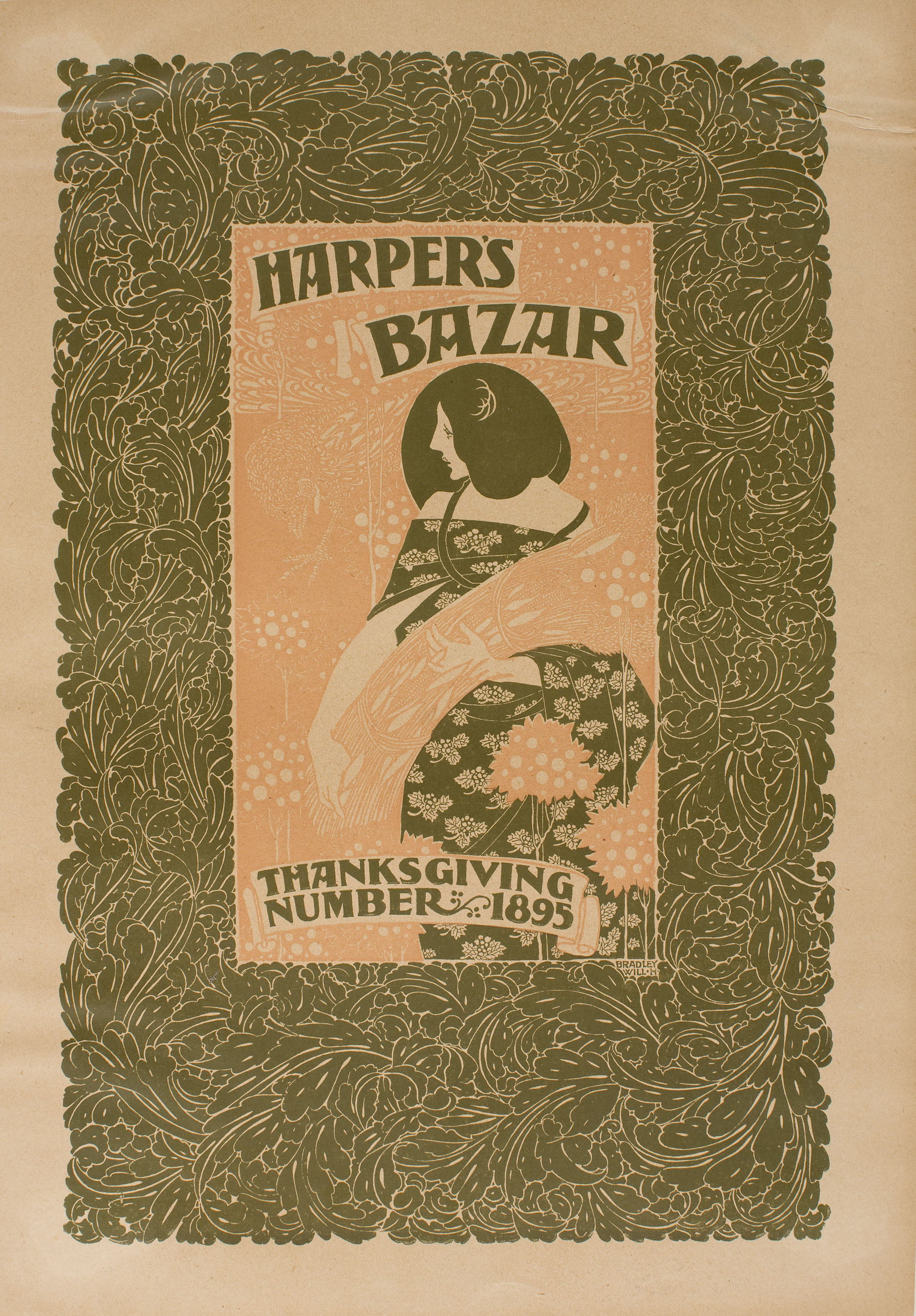 image for: William Henry Bradley - Harper&#039;s Bazar. Thanksgiving Number 1895 - 1895