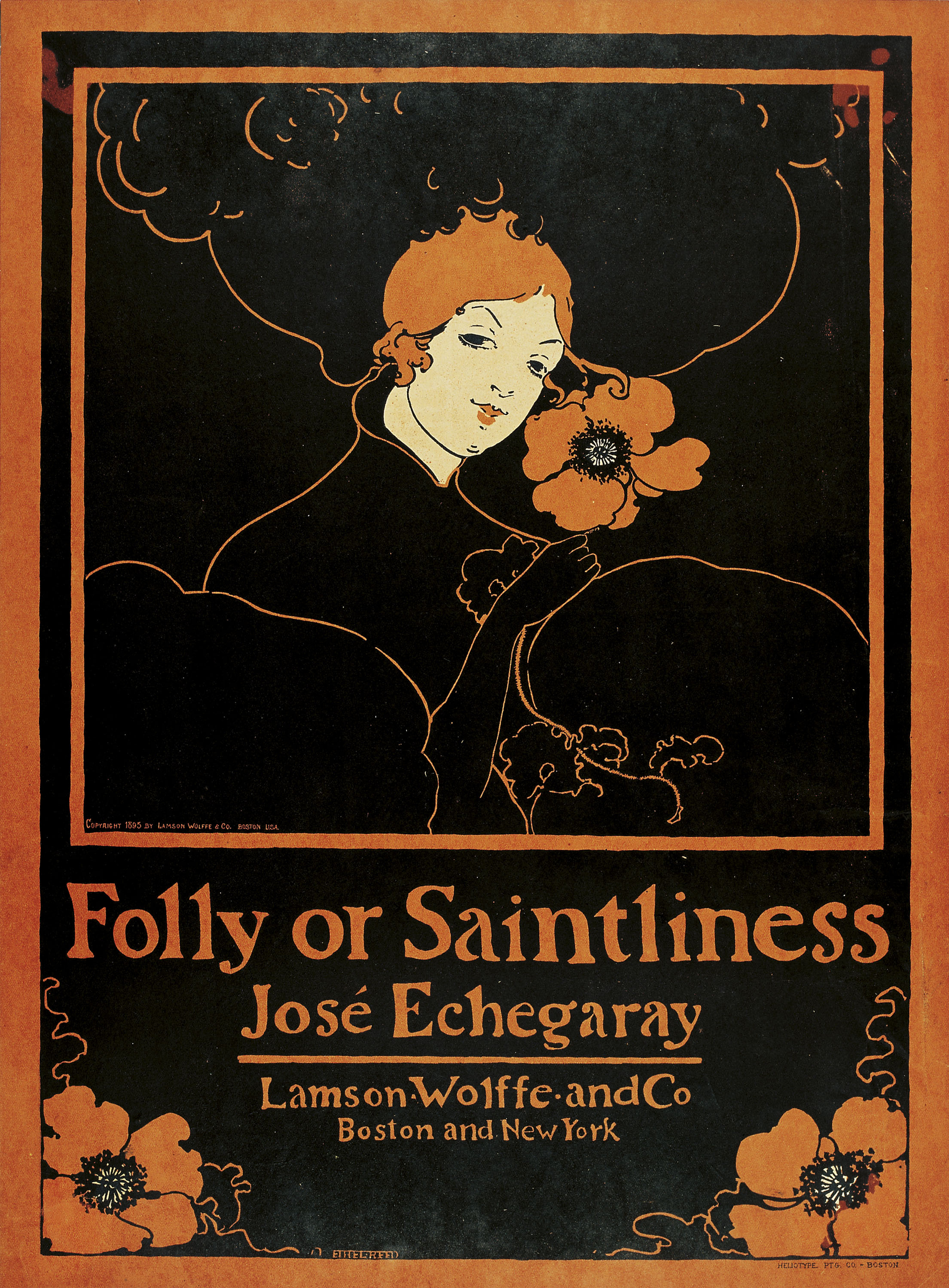 image for: Ethel Reed - Folly or Saintliness - 1895