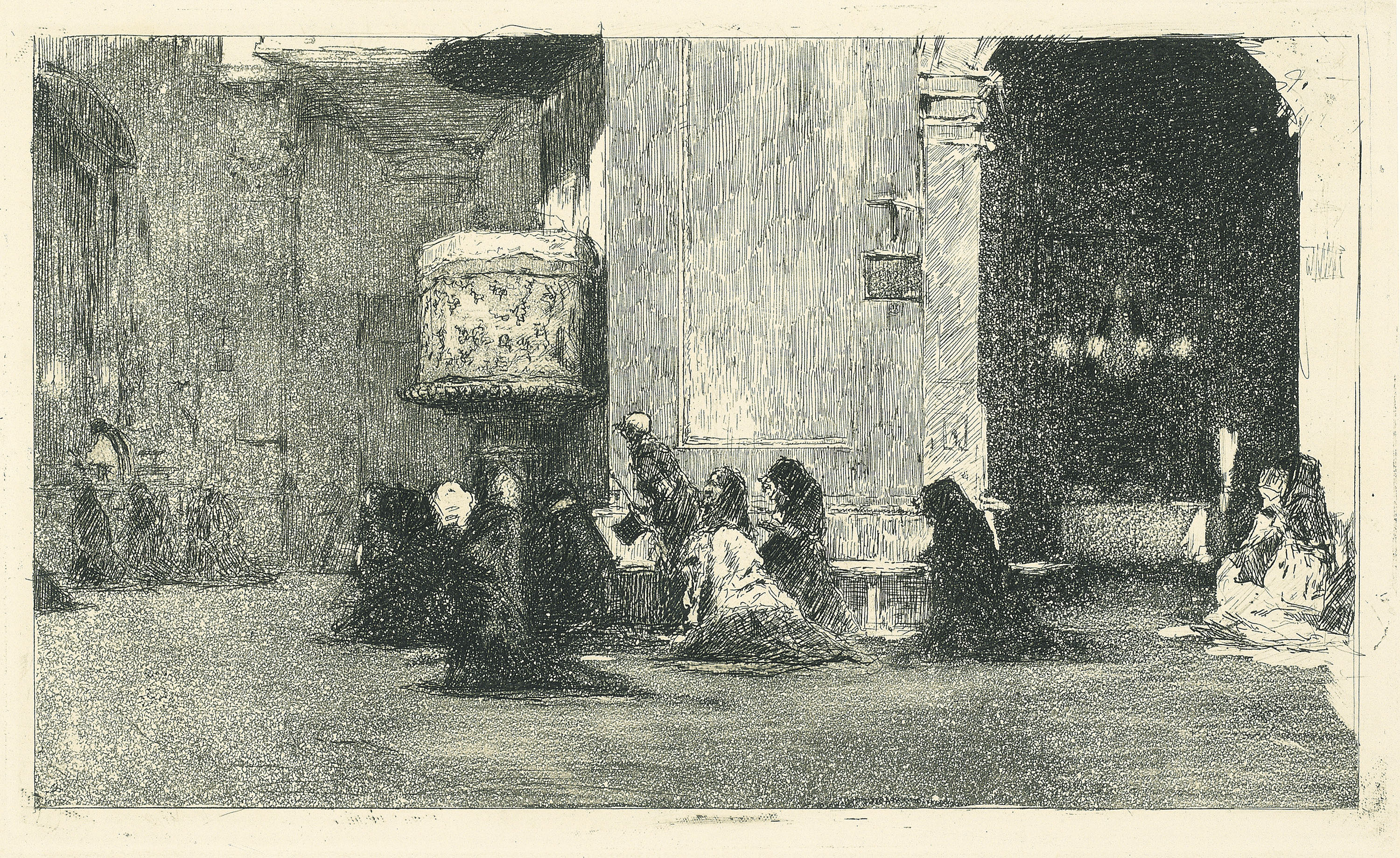 image for: Marià Fortuny - Interior de l&#039;església de Sant Josep - Cap a 1868