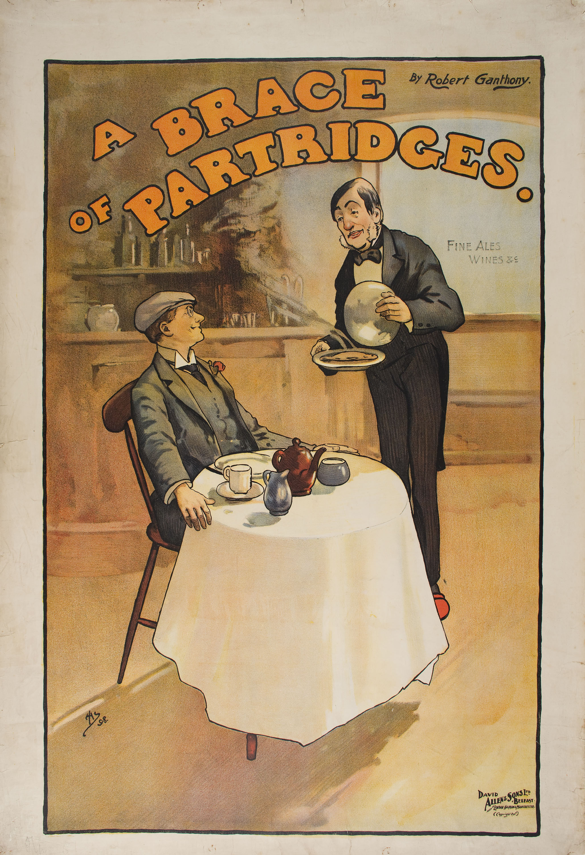 image for: John Hassall - A Brace of Partridges. - 1898