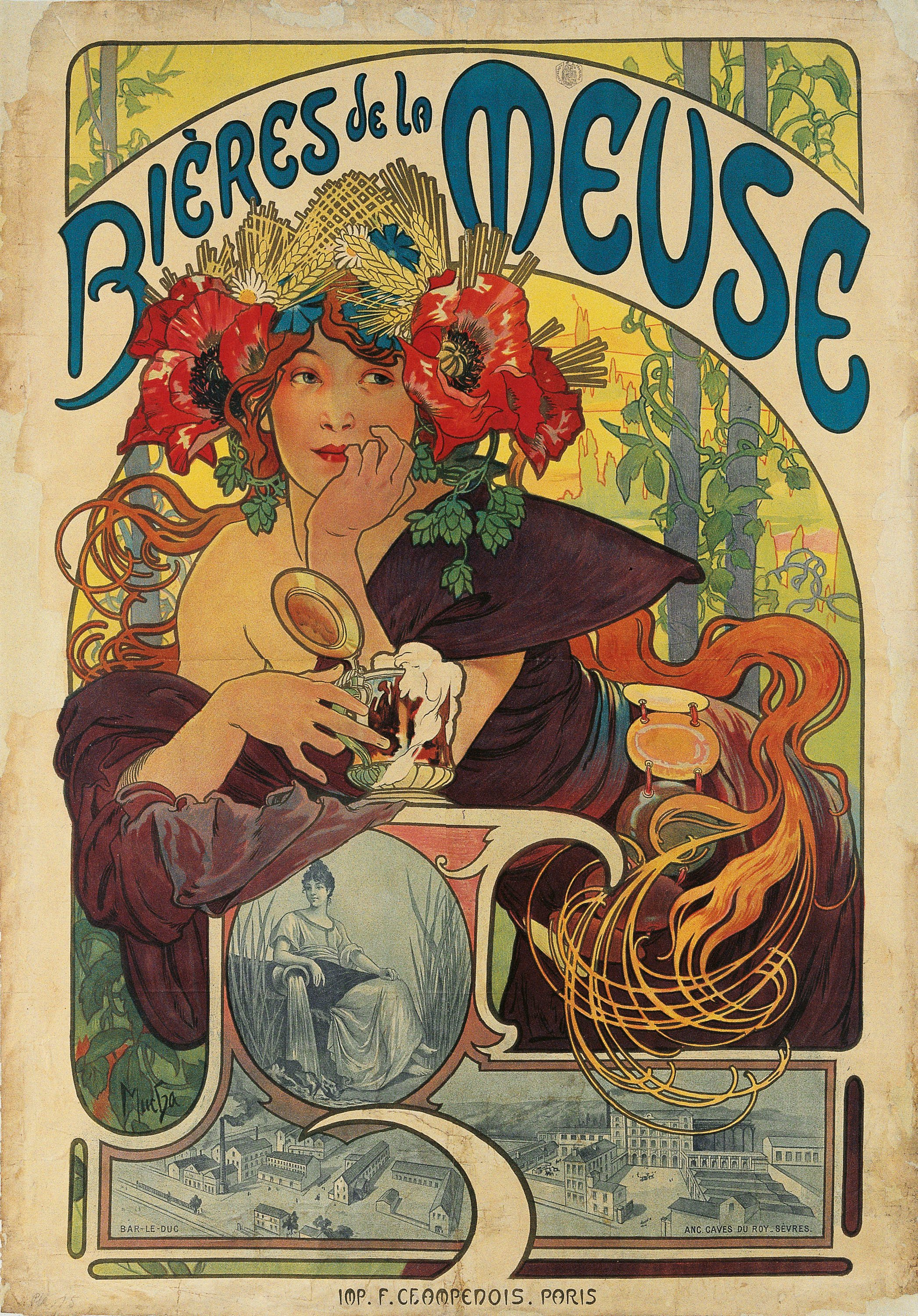 image for: Alphonse-Marie Mucha - Bières de la Meuse - 1897