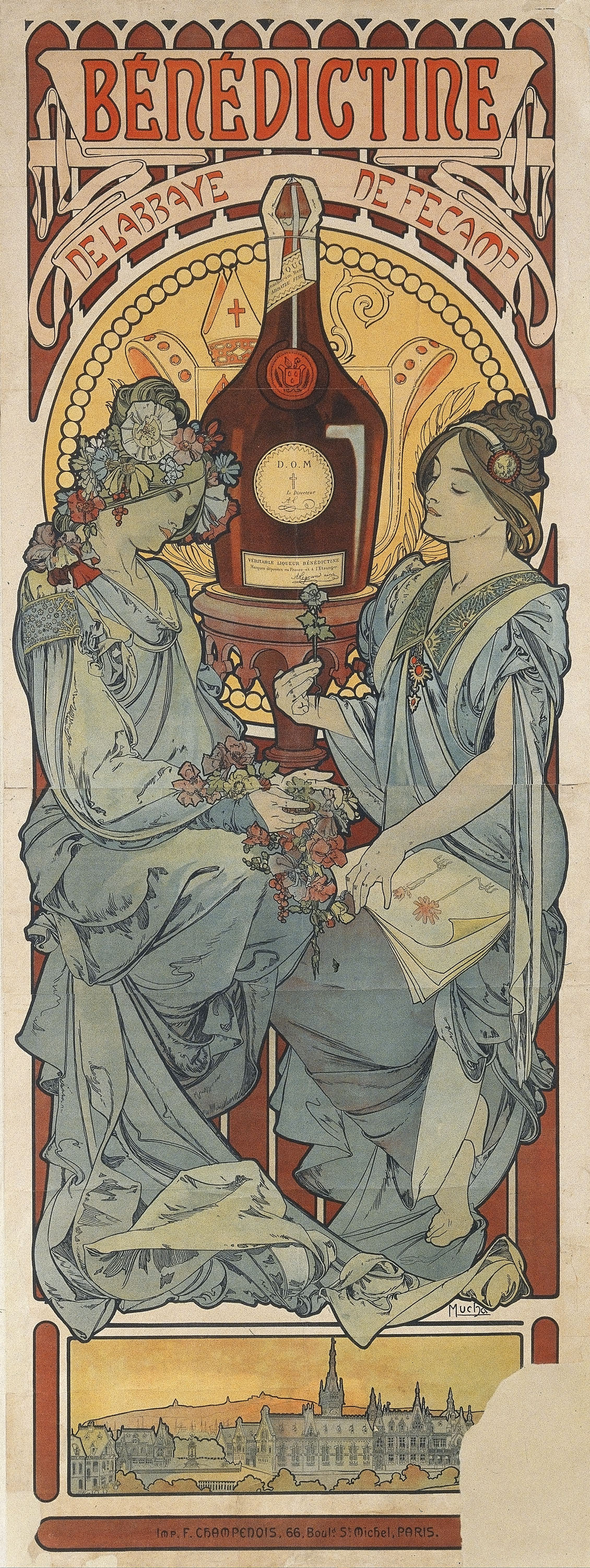 image for: Alphonse-Marie Mucha - Bénédictine - 1896 o 1898