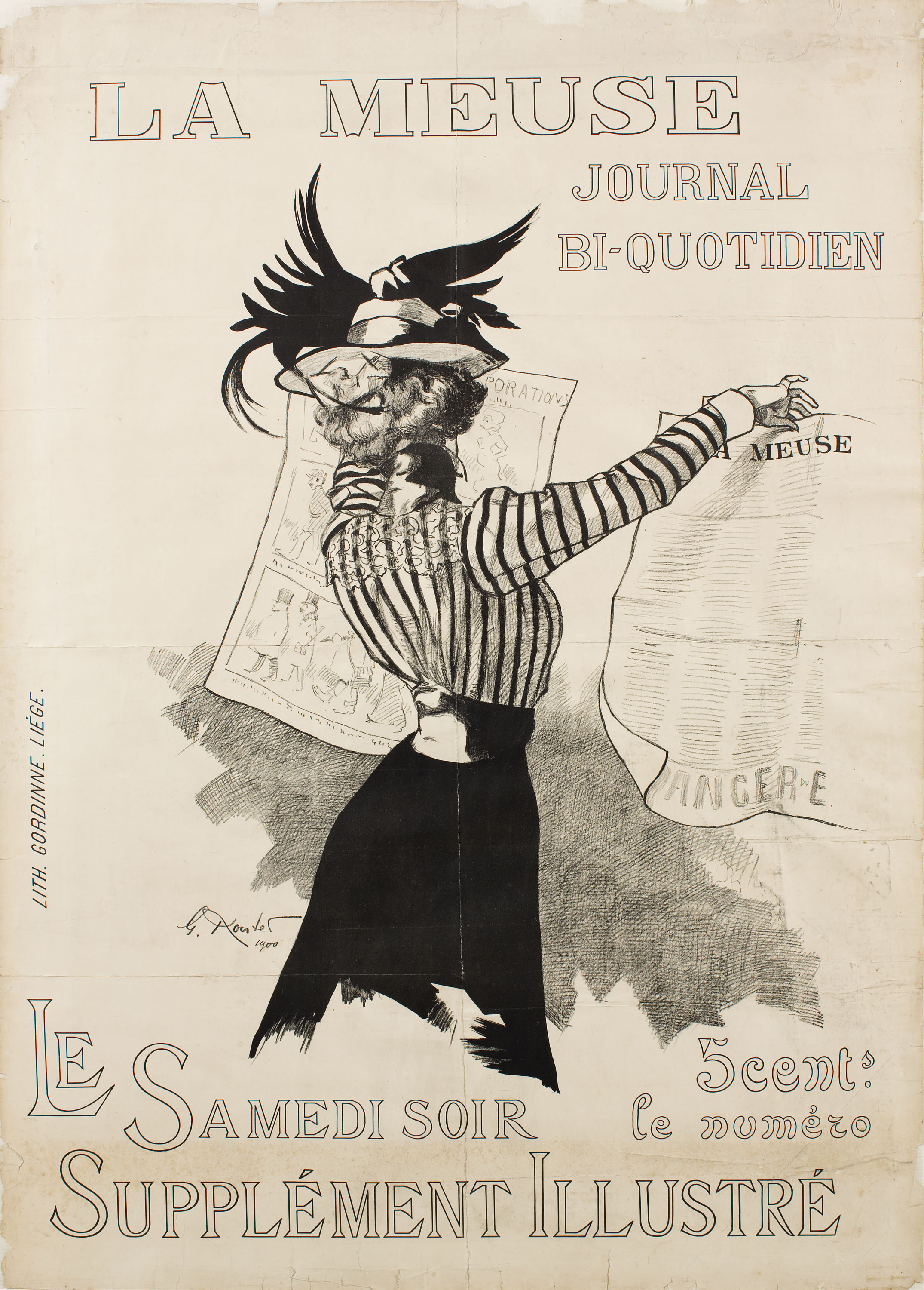 image for: Georges Koister - La Meuse - 1900