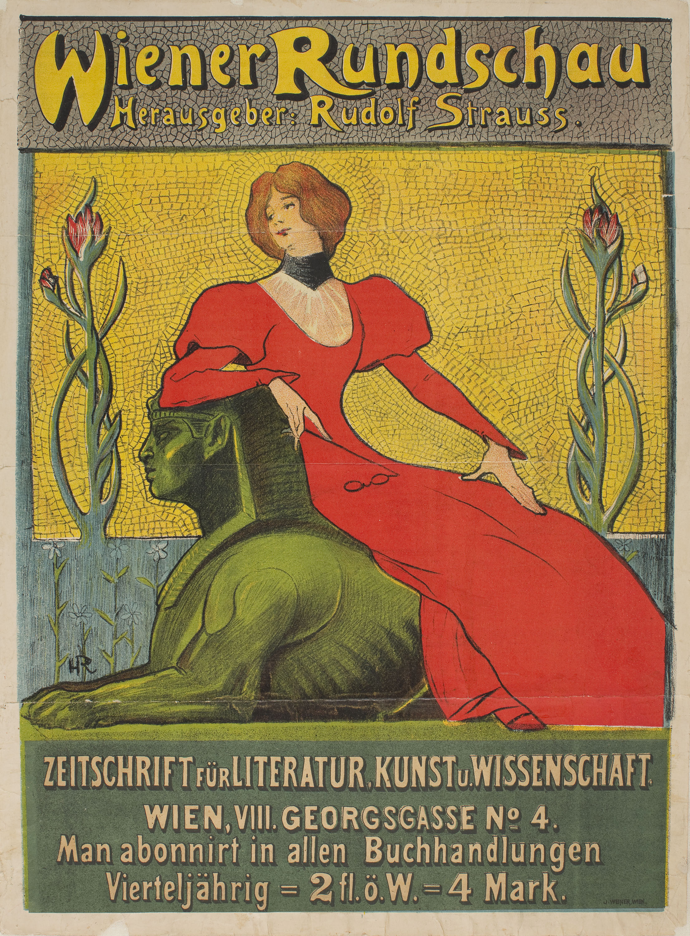 image for: Heinrich Rauchinger - Wiener Rundschau - Cap a 1896