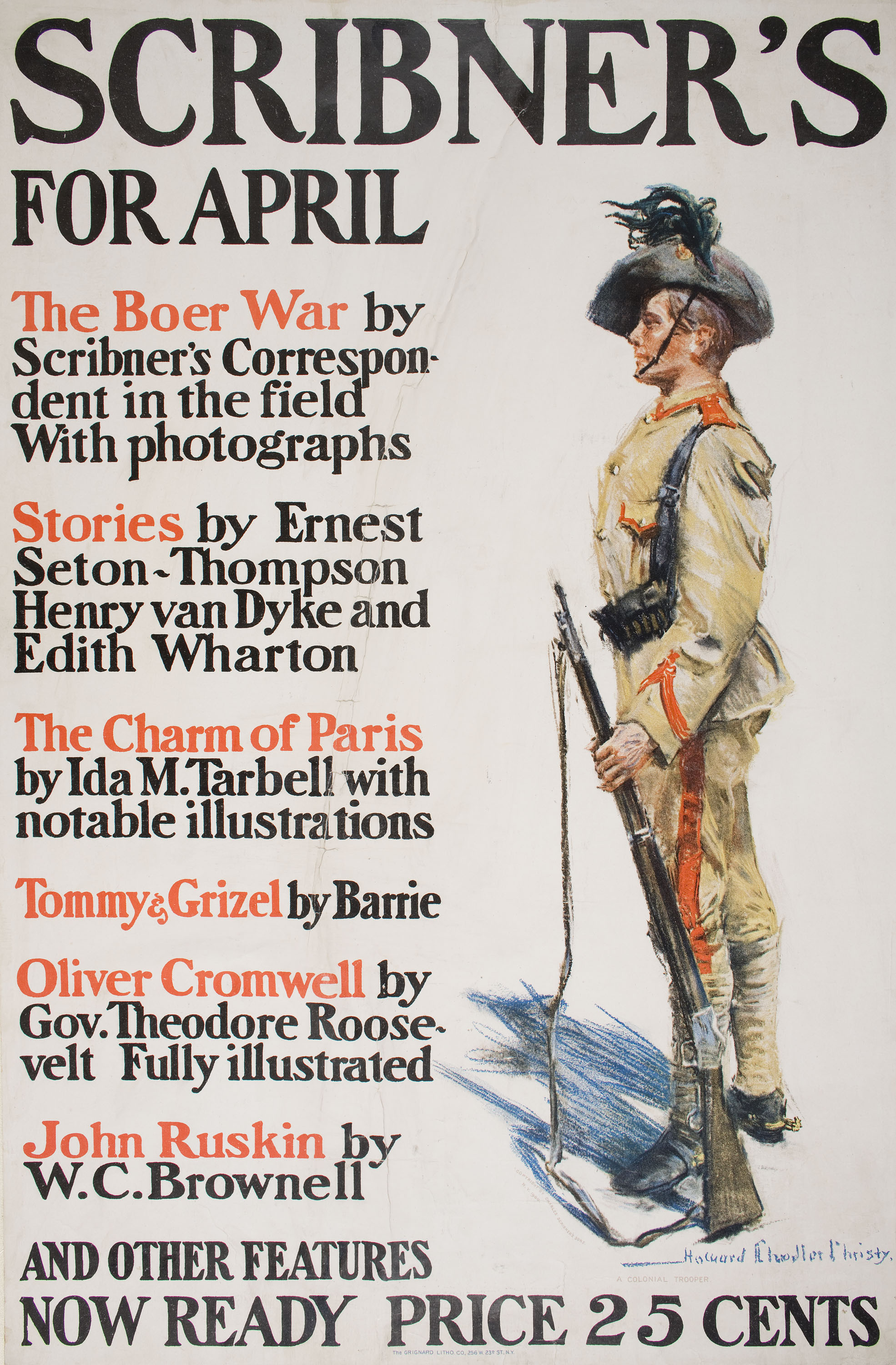 image for: Howard Chandler Christy - Scribner&#039;s for April - 1900