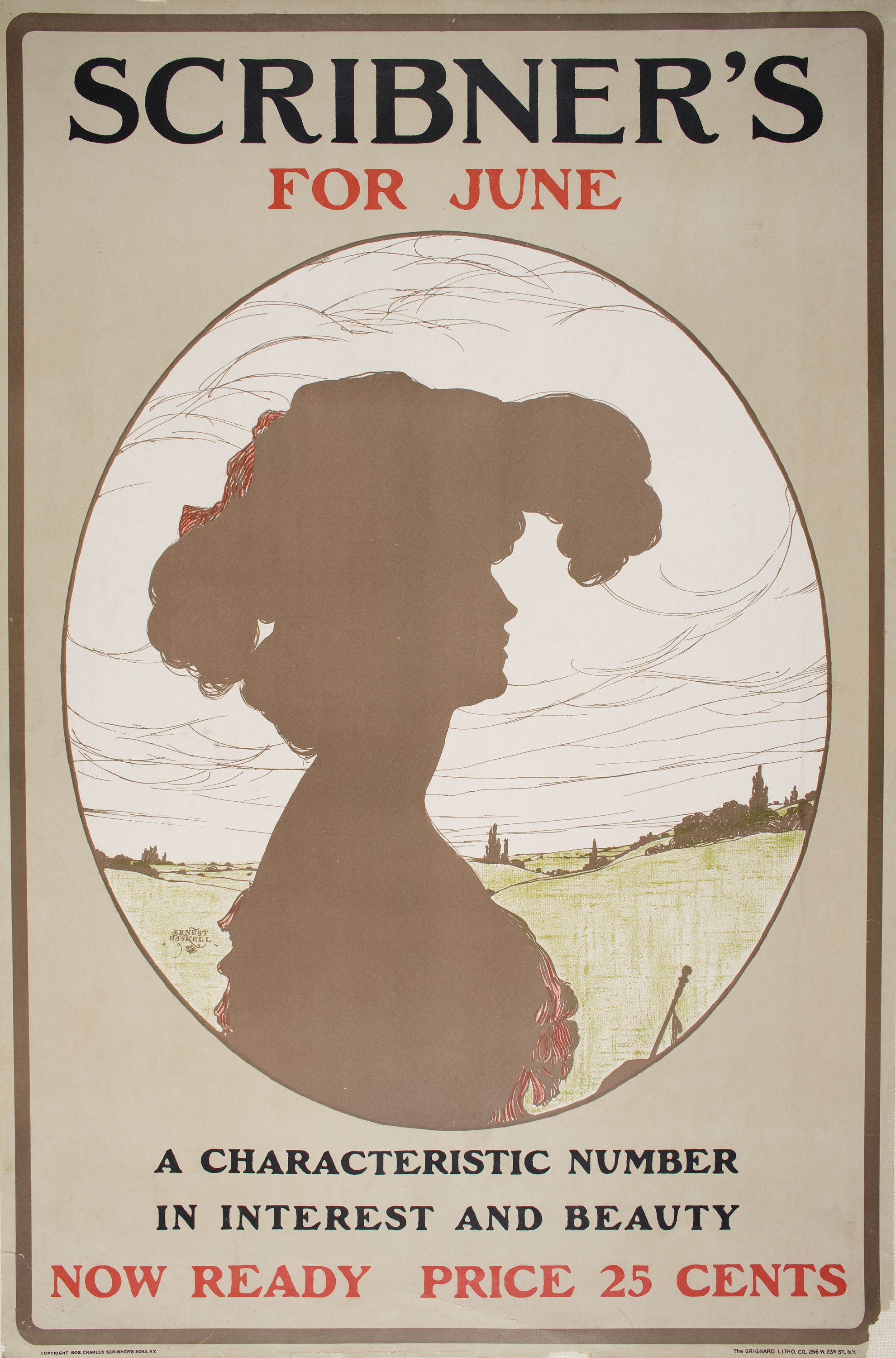 image for: Ernest Haskell - Scribner&#039;s for June - 1902