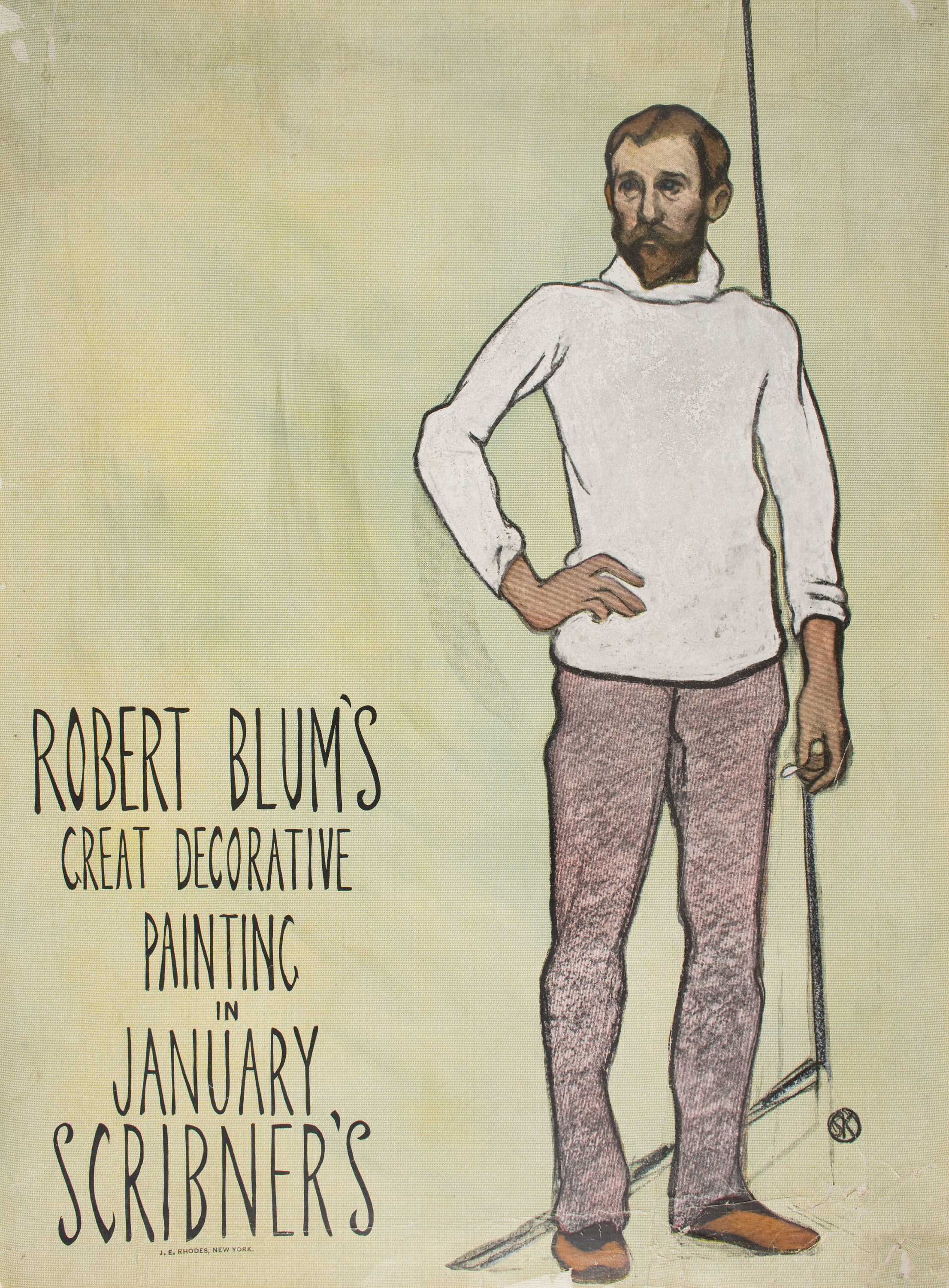 image for: William Sergeant Kendall - Robert Blum&#039;s Great Decorative Painting in January Scribner&#039;s - Cap a 1895-1896
