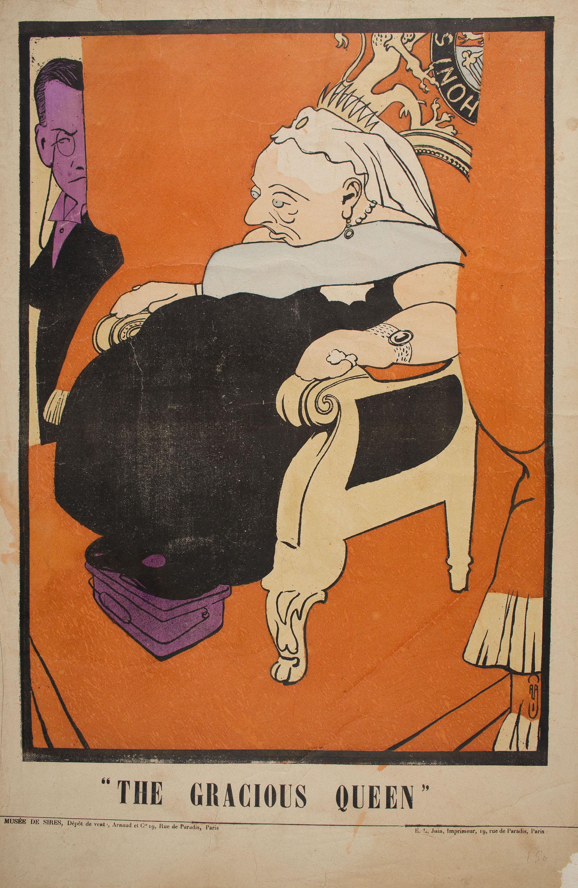 image for: Auguste Roubille - The Gracious Queen - Cap a 1900