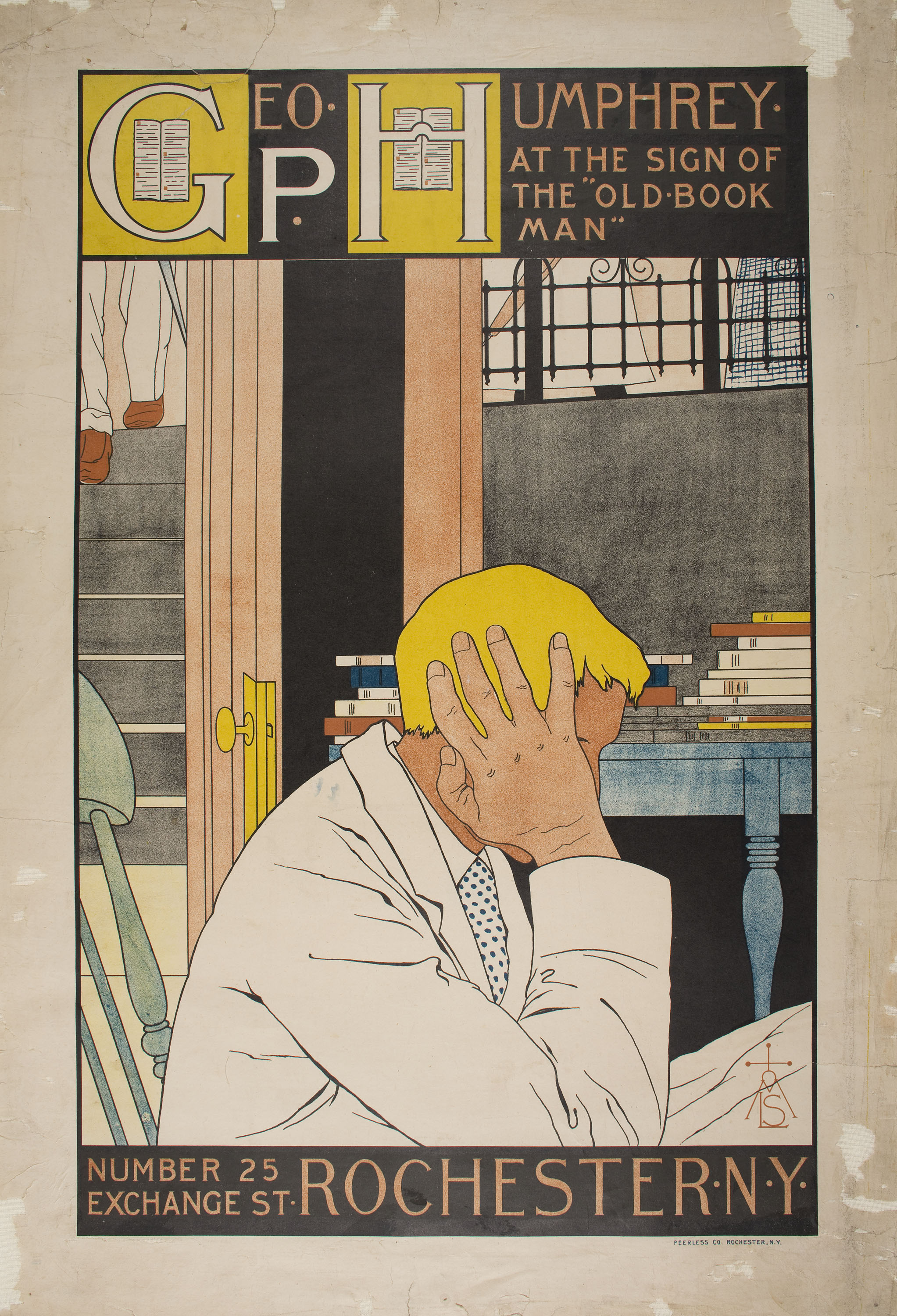 image for: M. Louise Stowell - Geo P. Humphrey at the Sign of The Old Book Man - Cap a 1896