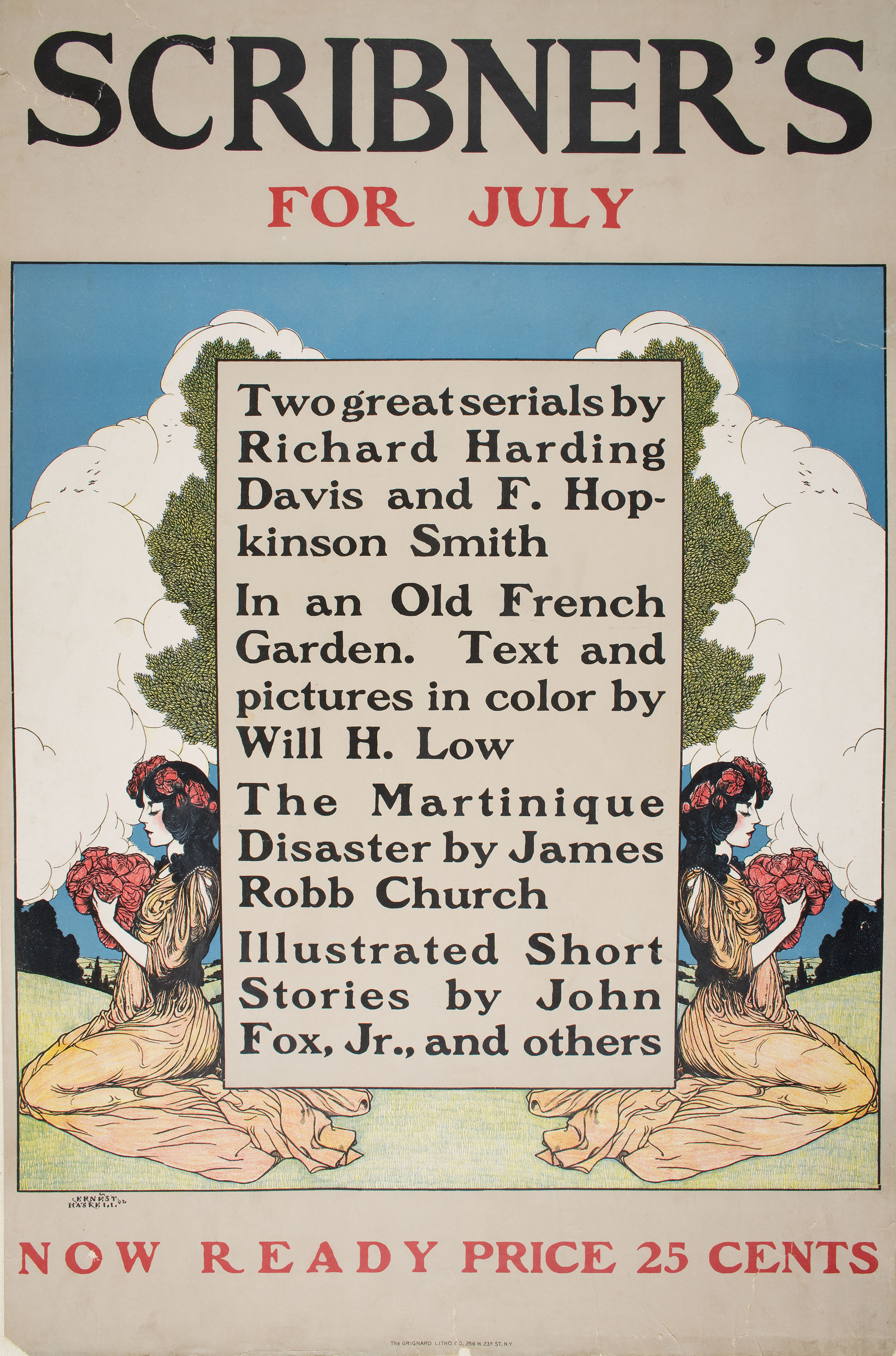 image for: Ernest Haskell - Scribner&#039;s for July - 1902