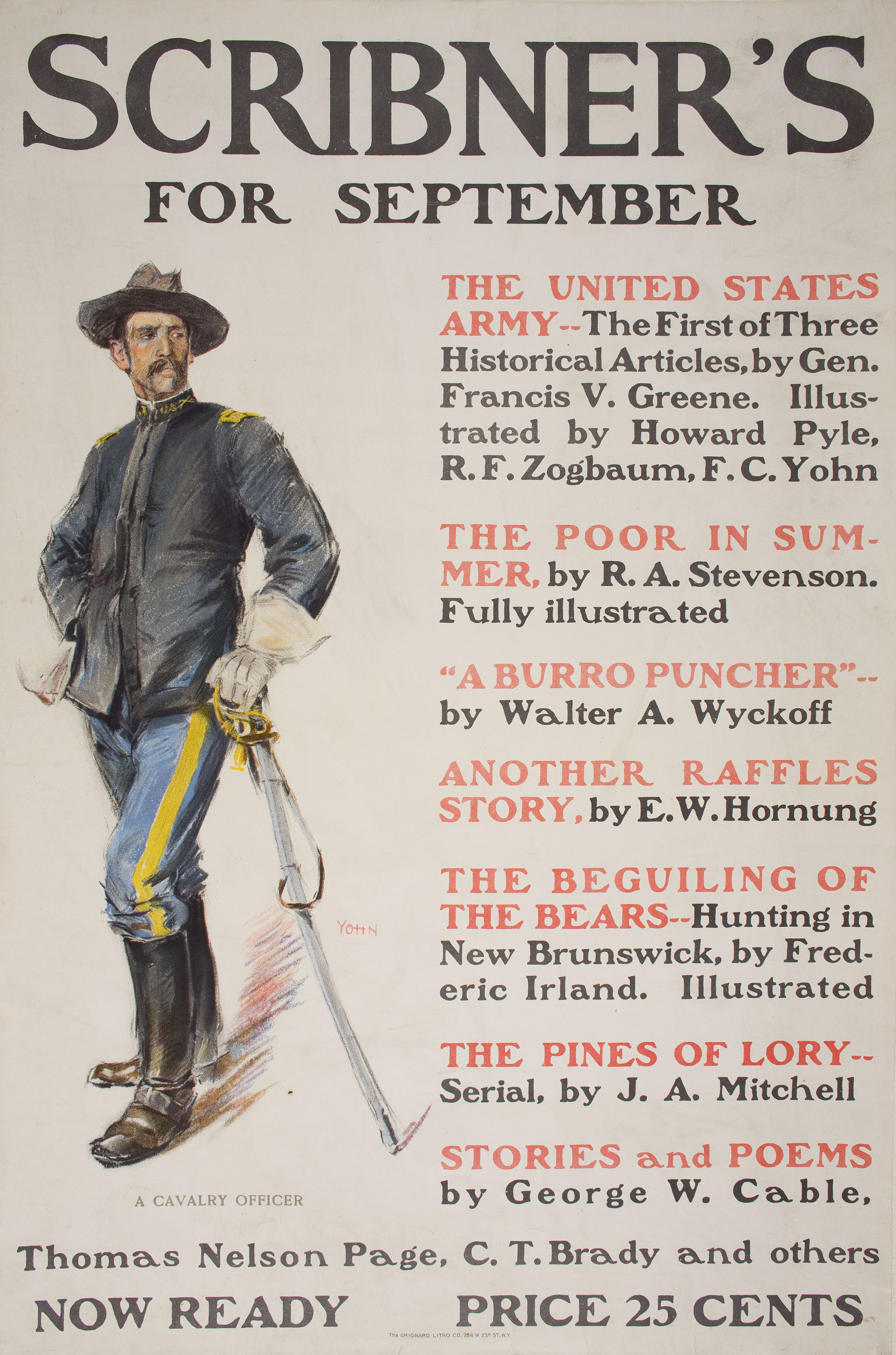 image for: Frederick Coffay Yohn - Scribner&#039;s for September - Anterior a 1903