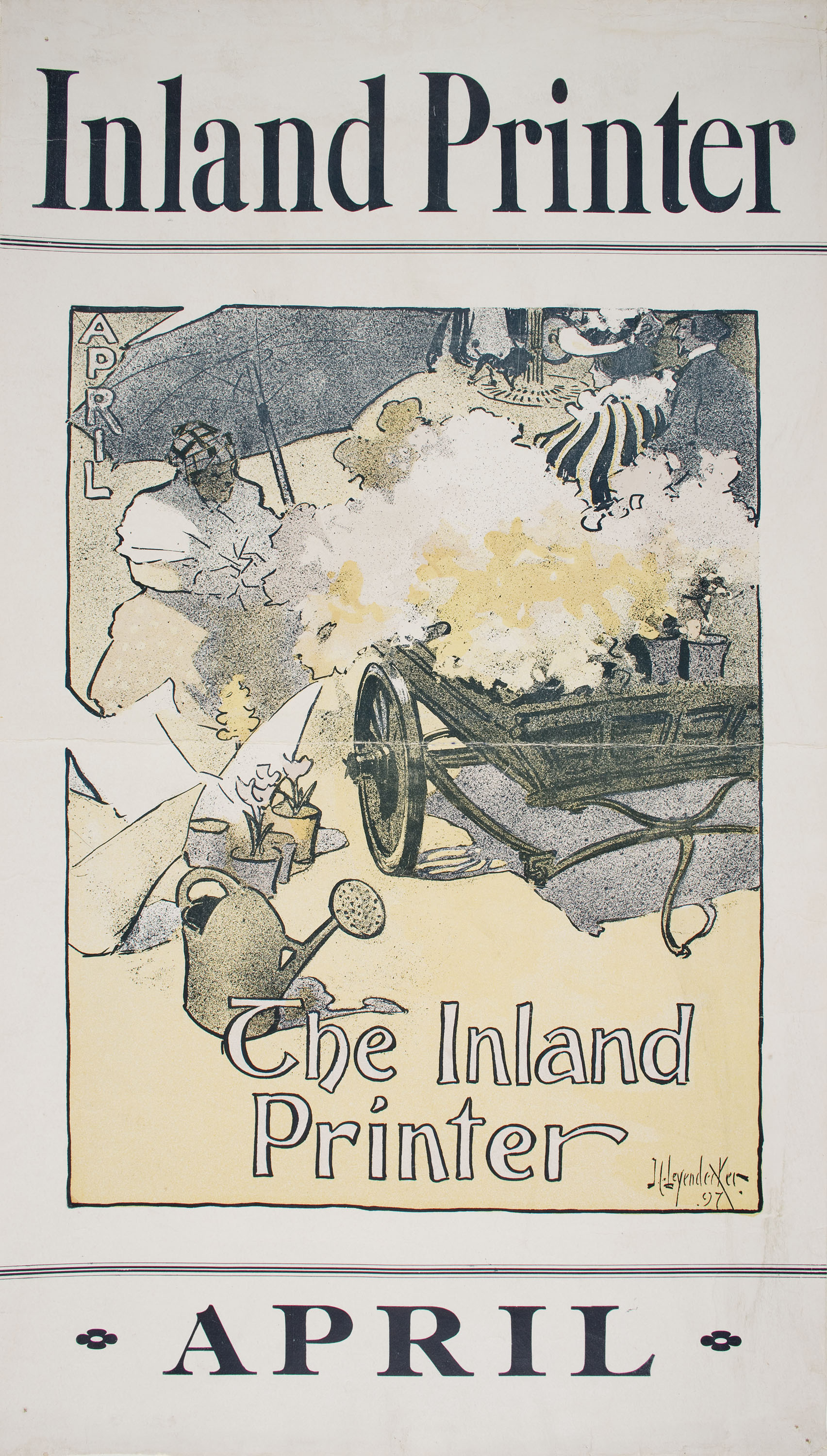 image for: Joseph Christian Leyendecker - Inland Printer. April - 1897