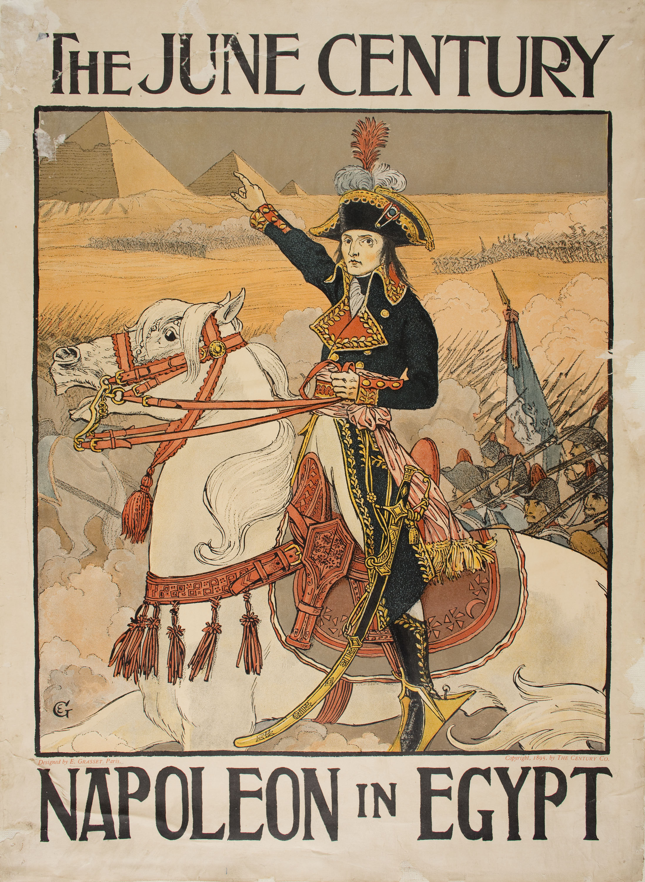 image for: Eugène Samuel Grasset - The June Century. Napoleon in Egypt - 1895