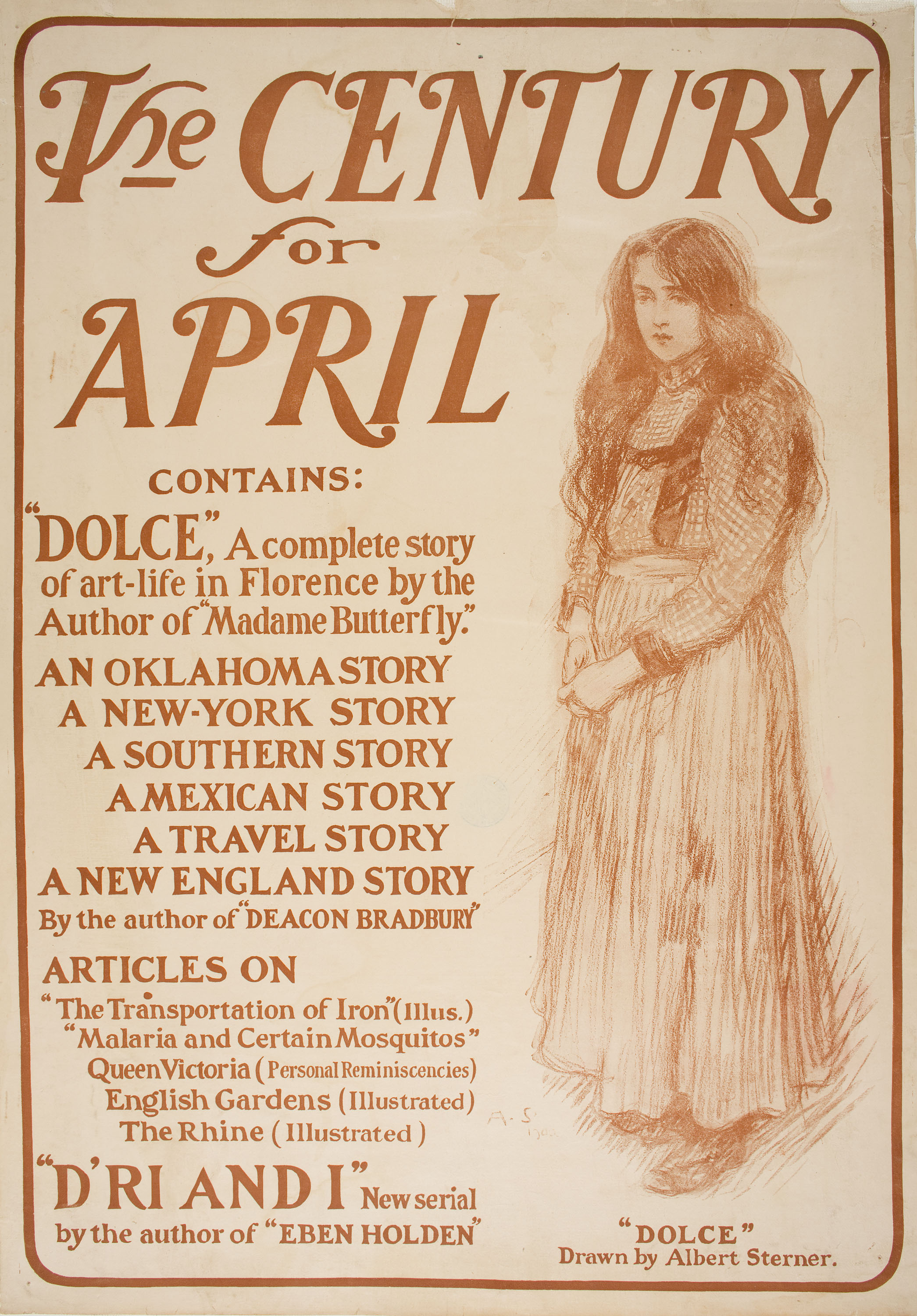 image for: Albert Edward Sterner - The Century for April - 1900