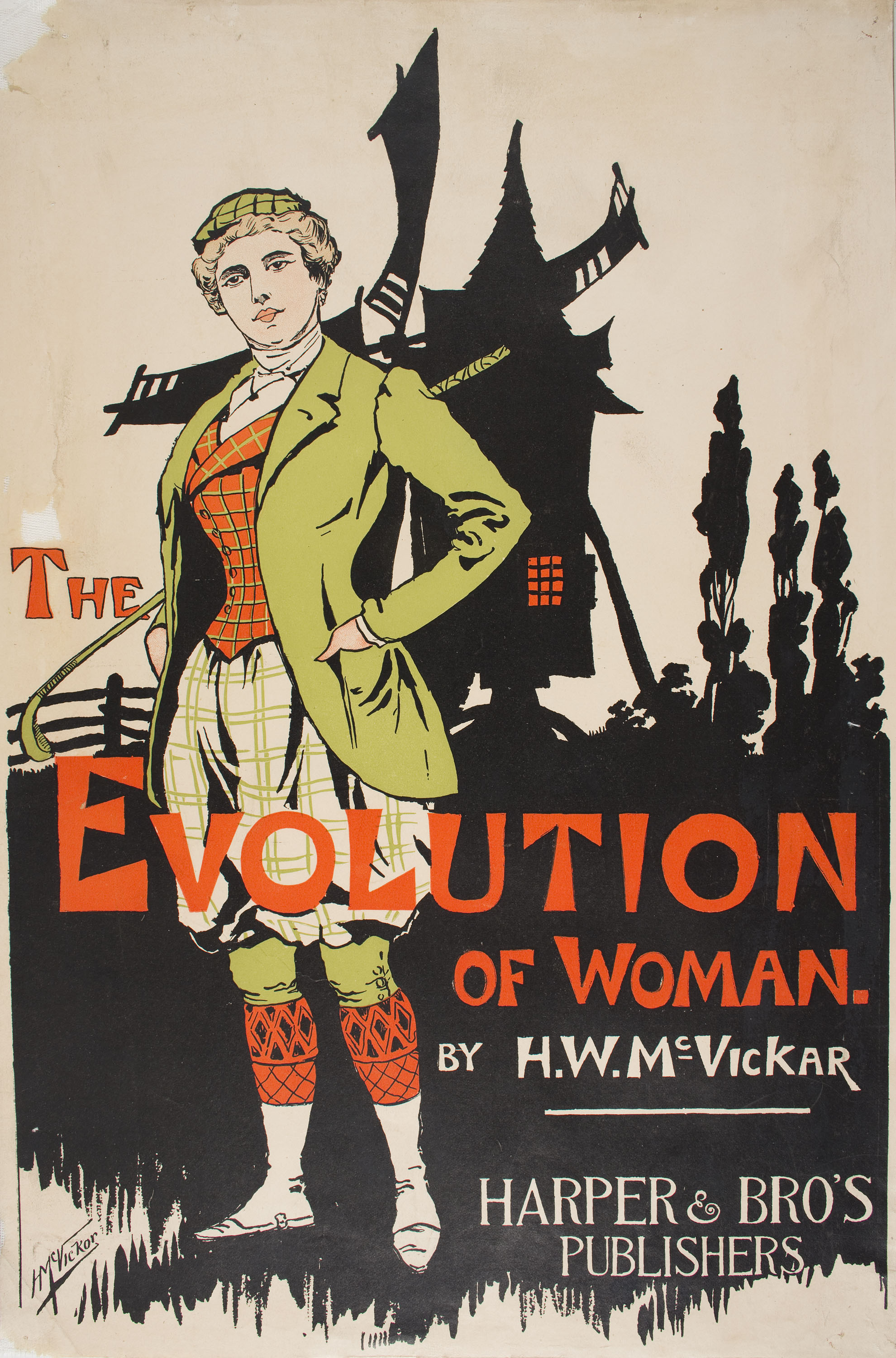 image for: Harry Whitney McVickar - The Evolution of Woman - Anterior a 1903
