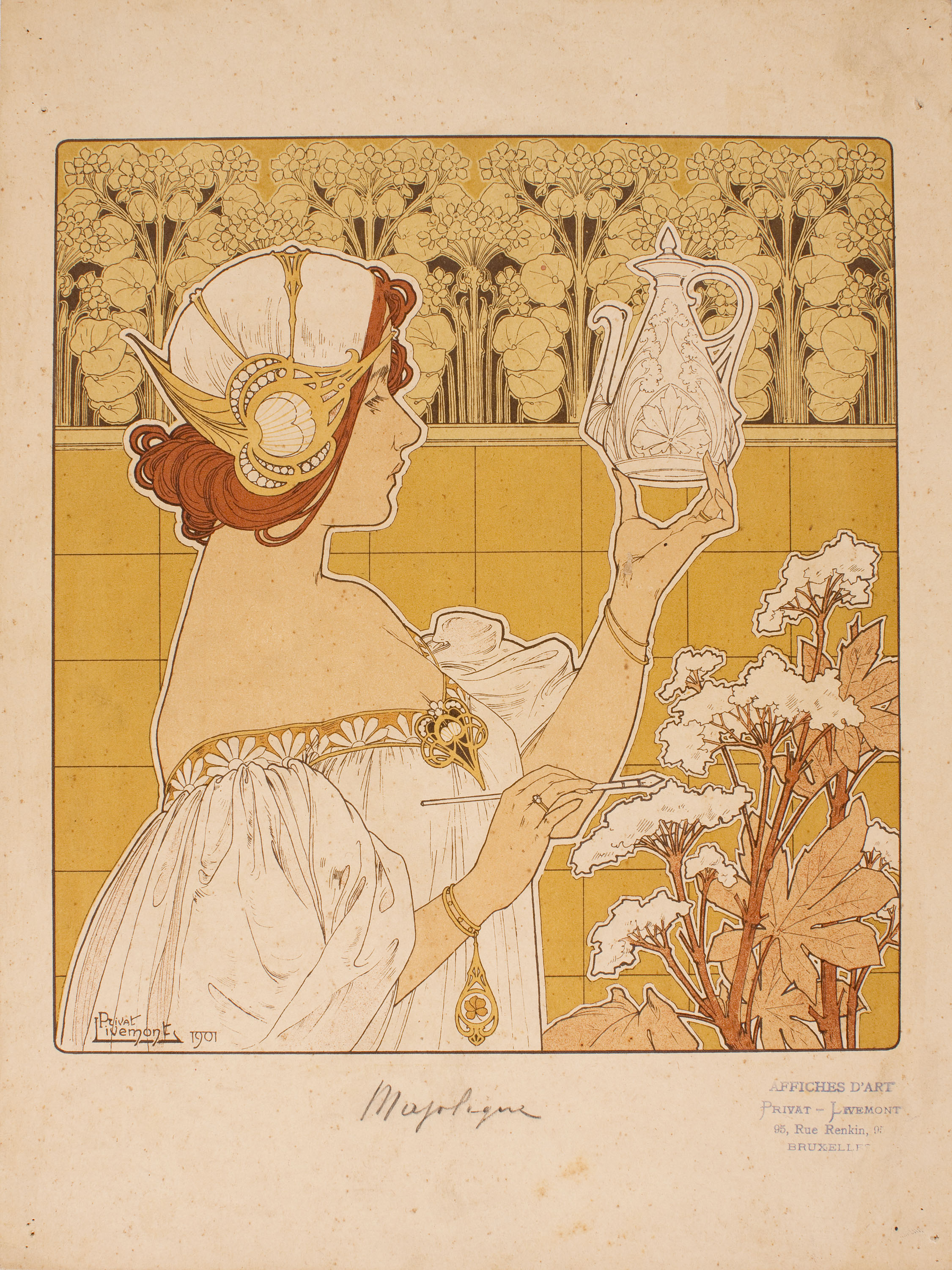 image for: Henri Privat-Livemont - [Majolique] - 1901