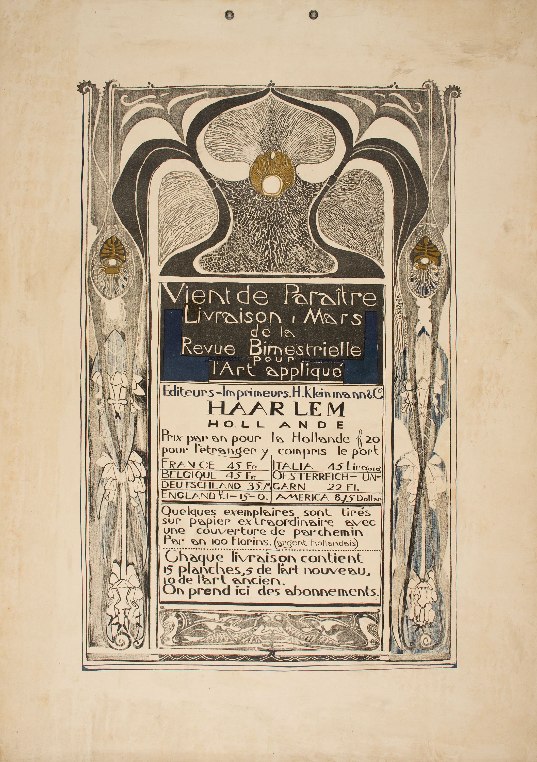 image for: Léon Belloguet - Revue bimestralle pour l&#039;Art appliqué - Cap a 1890-1902