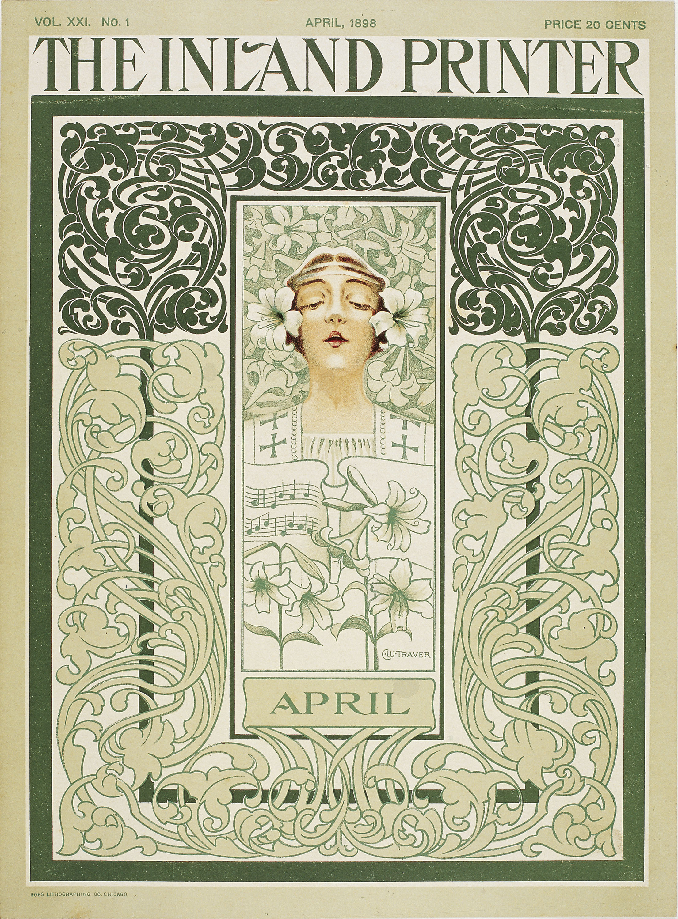 image for: Charles Warde Traver - The Inland Printer. April - 1898