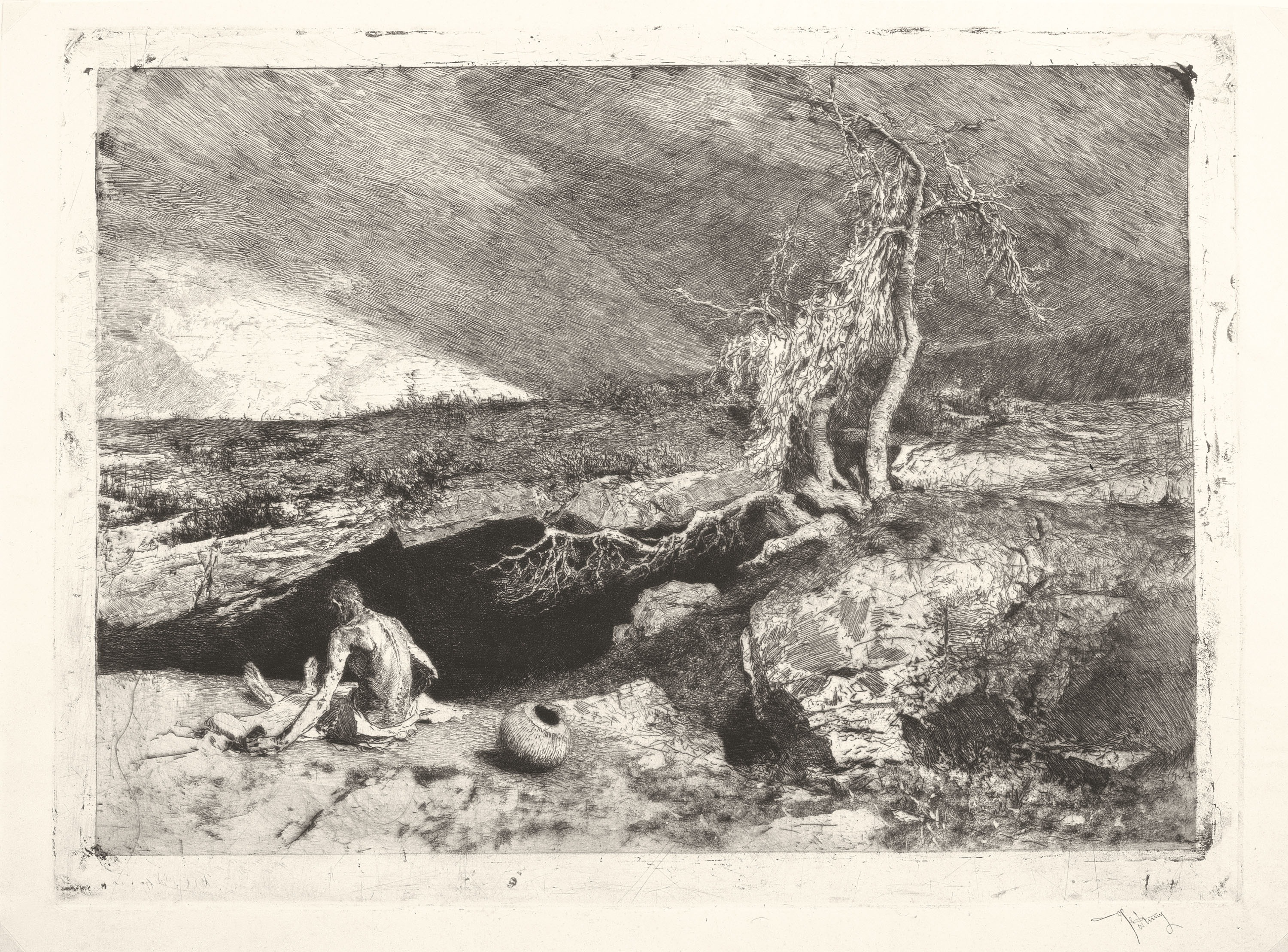 image for: Marià Fortuny - Anacoreta - Cap a 1869