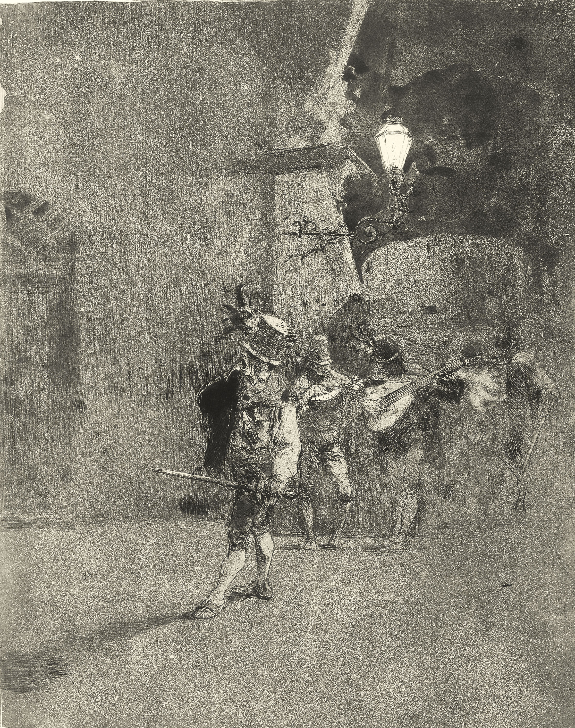 image for: Marià Fortuny - Ronda nocturna - Cap a 1863-1865