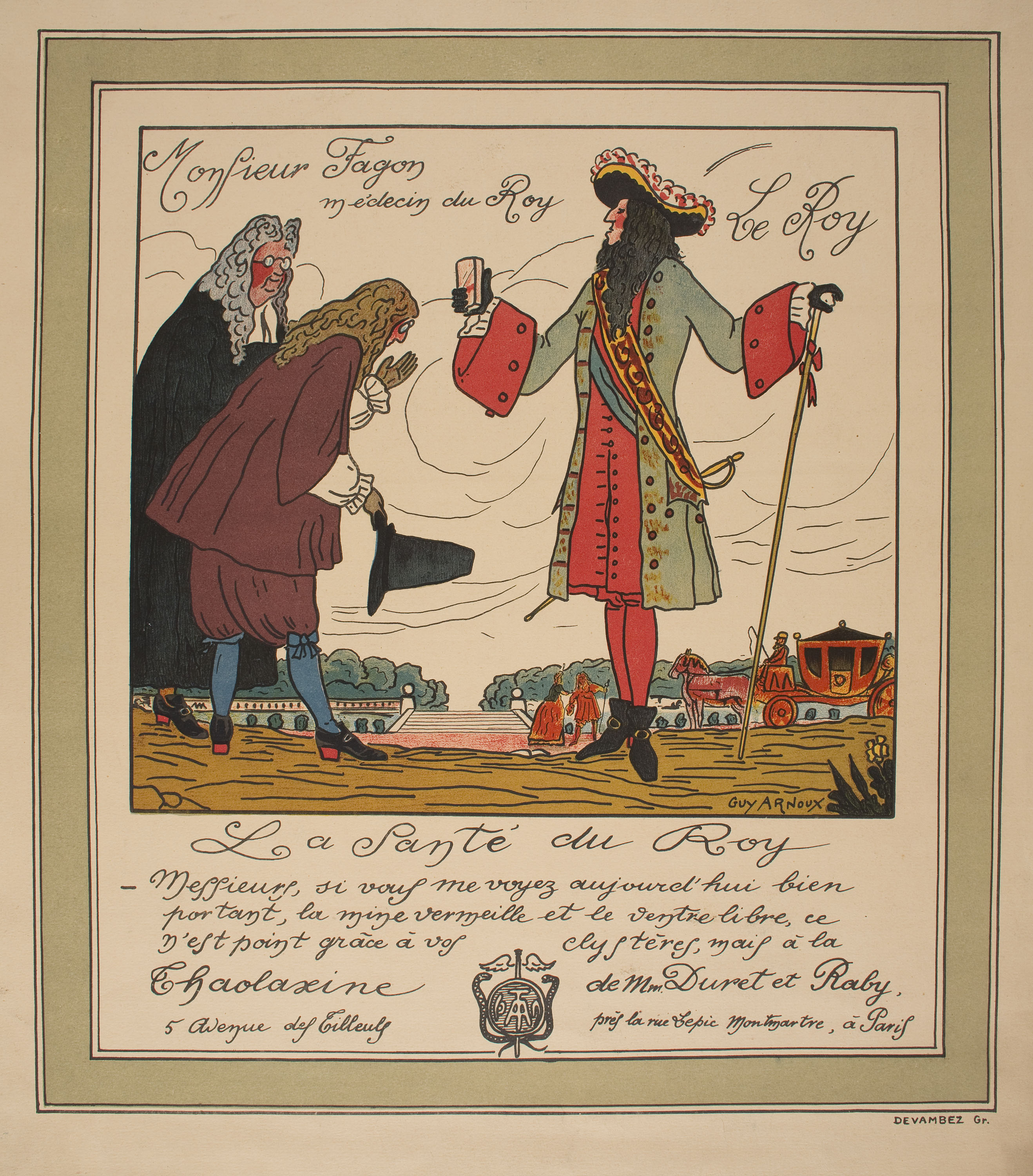 image for: Guy Arnoux - Thaolaxine de Mm. Duret et Raby - Cap a 1915-1921