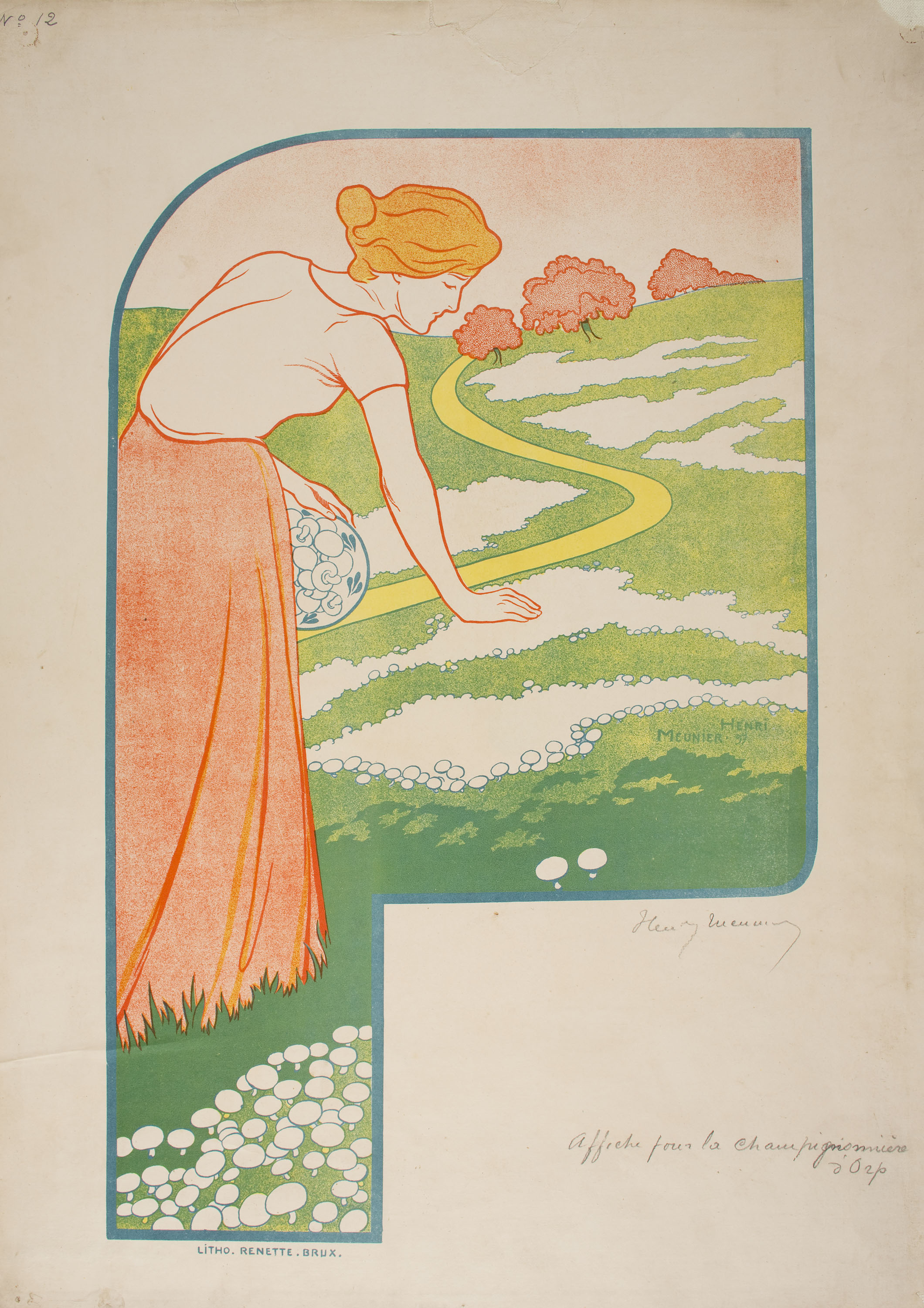 image for: Henri Meunier - [Grandes champignonnières d&#039;Orp (Belgique)] - 1897