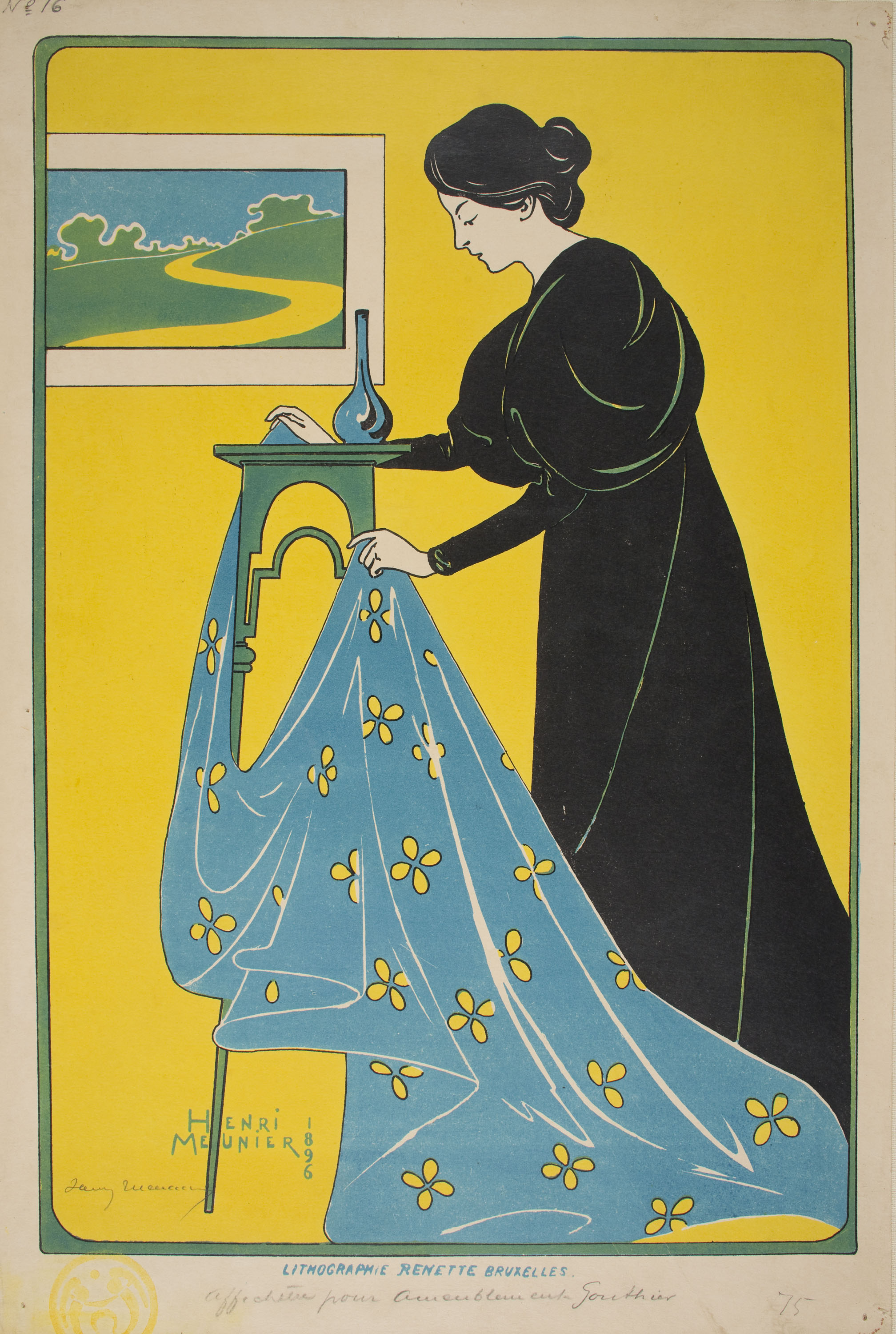 image for: Henri Meunier - [Ameublement Gouthier] - 1896