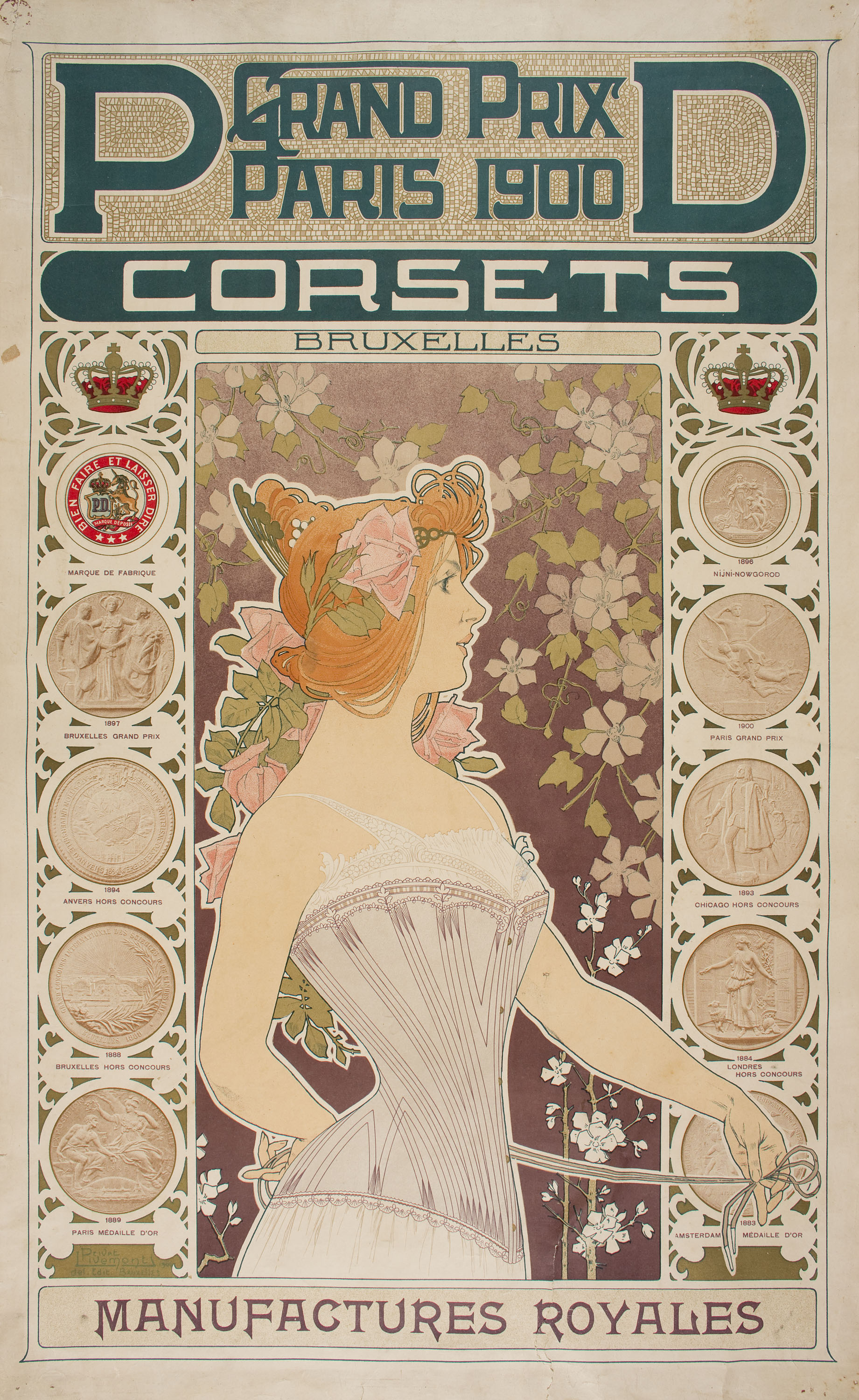 image for: Henri Privat-Livemont - PD Corsets - 1900