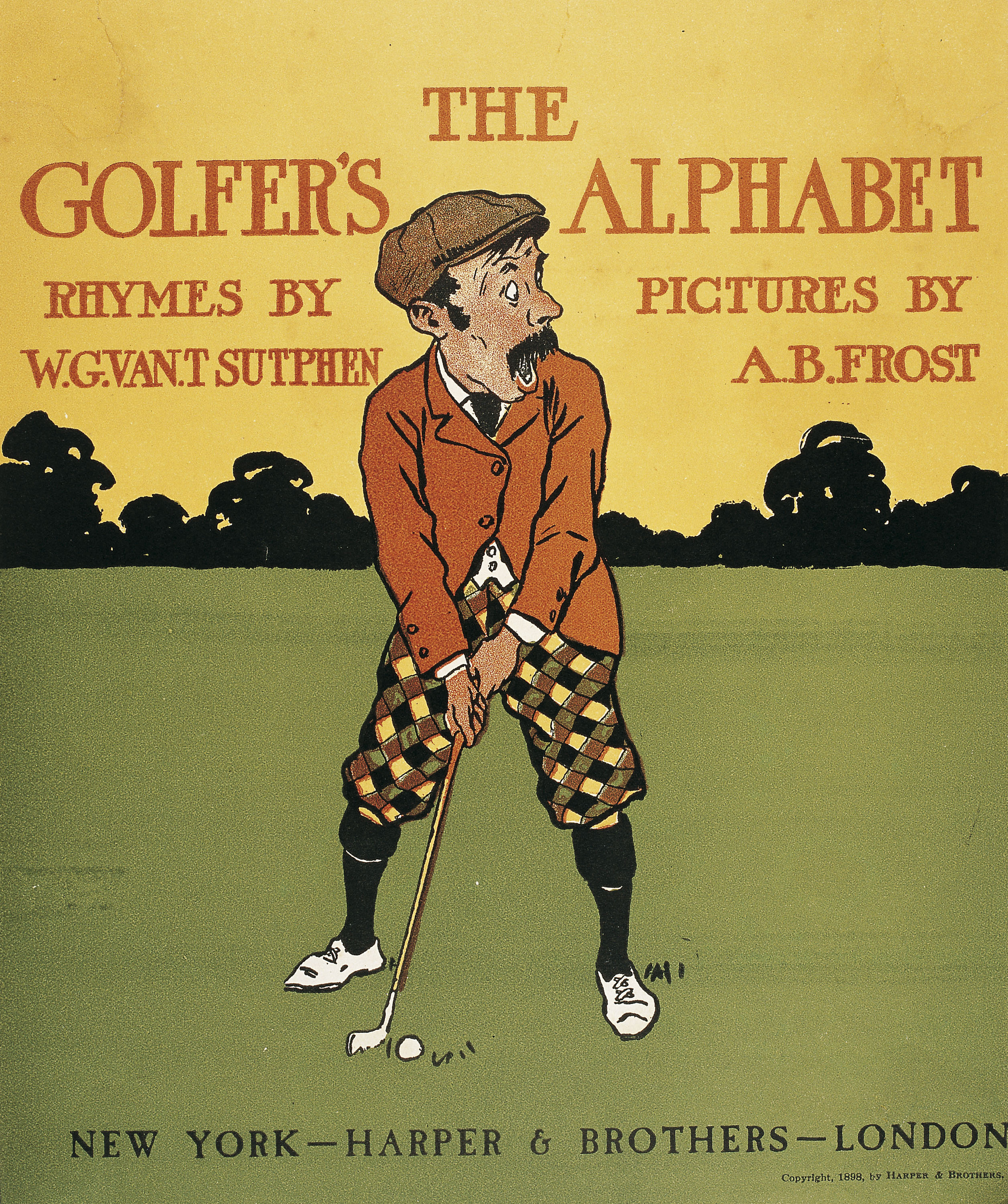 image for: Arthur Burdett Frost - The Golfer&#039;s Alphabet - 1898