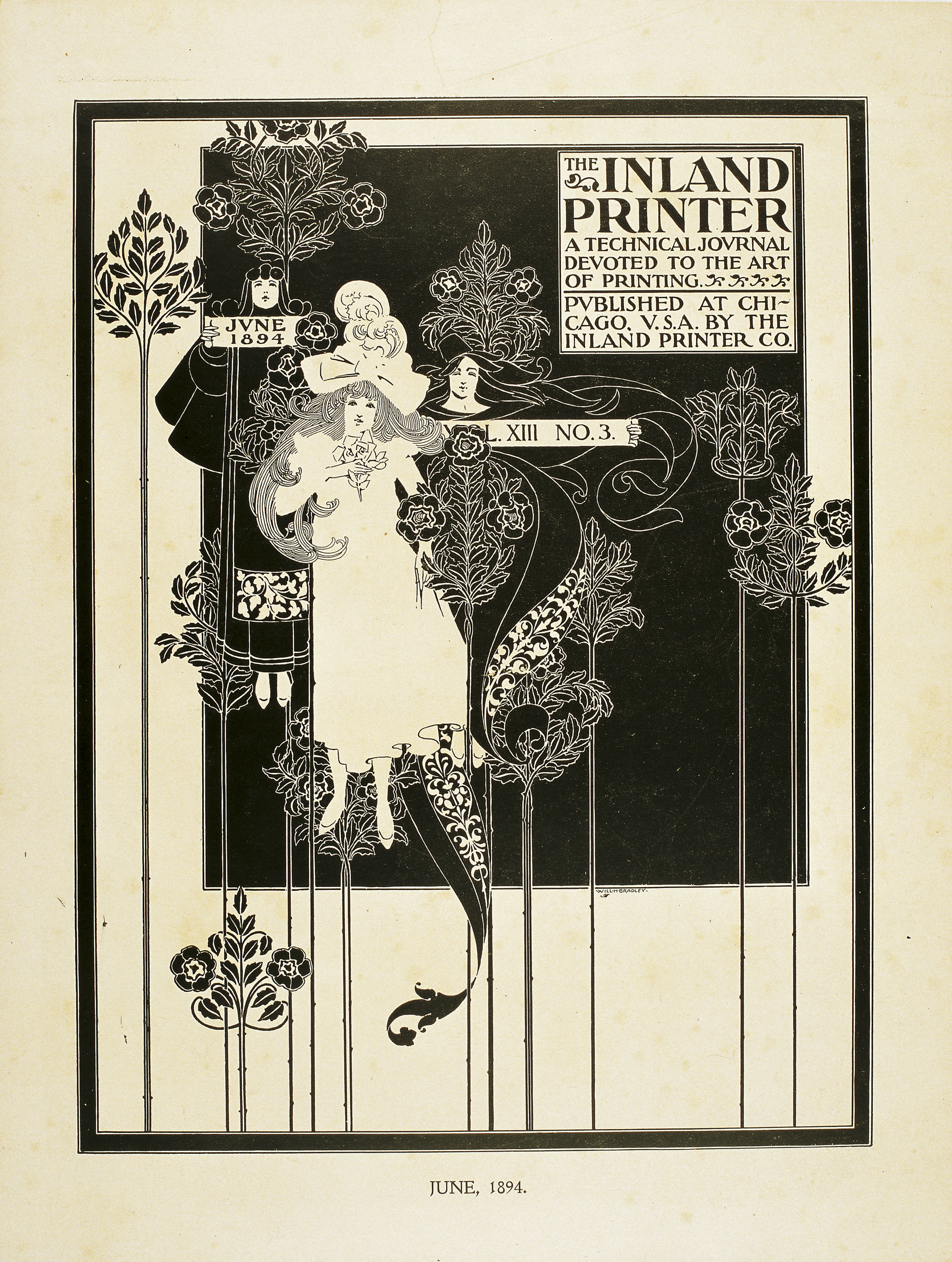 image for: William Henry Bradley - The Inland Printer. June 1894 - 1894