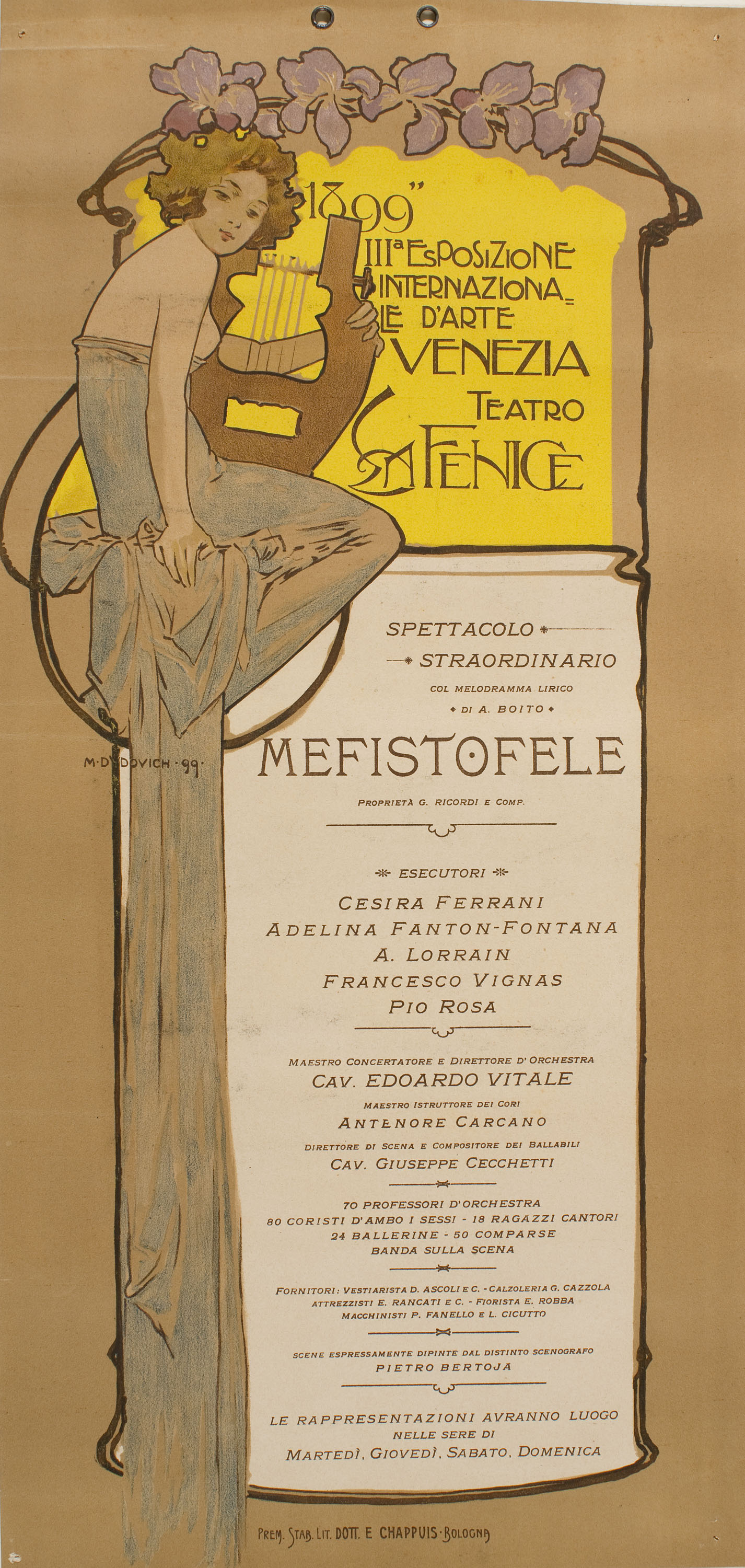 image for: Marcello Dudovich - 1899. IIIª Esposizione Internazionale d&#039;Arte Venezia - 1899