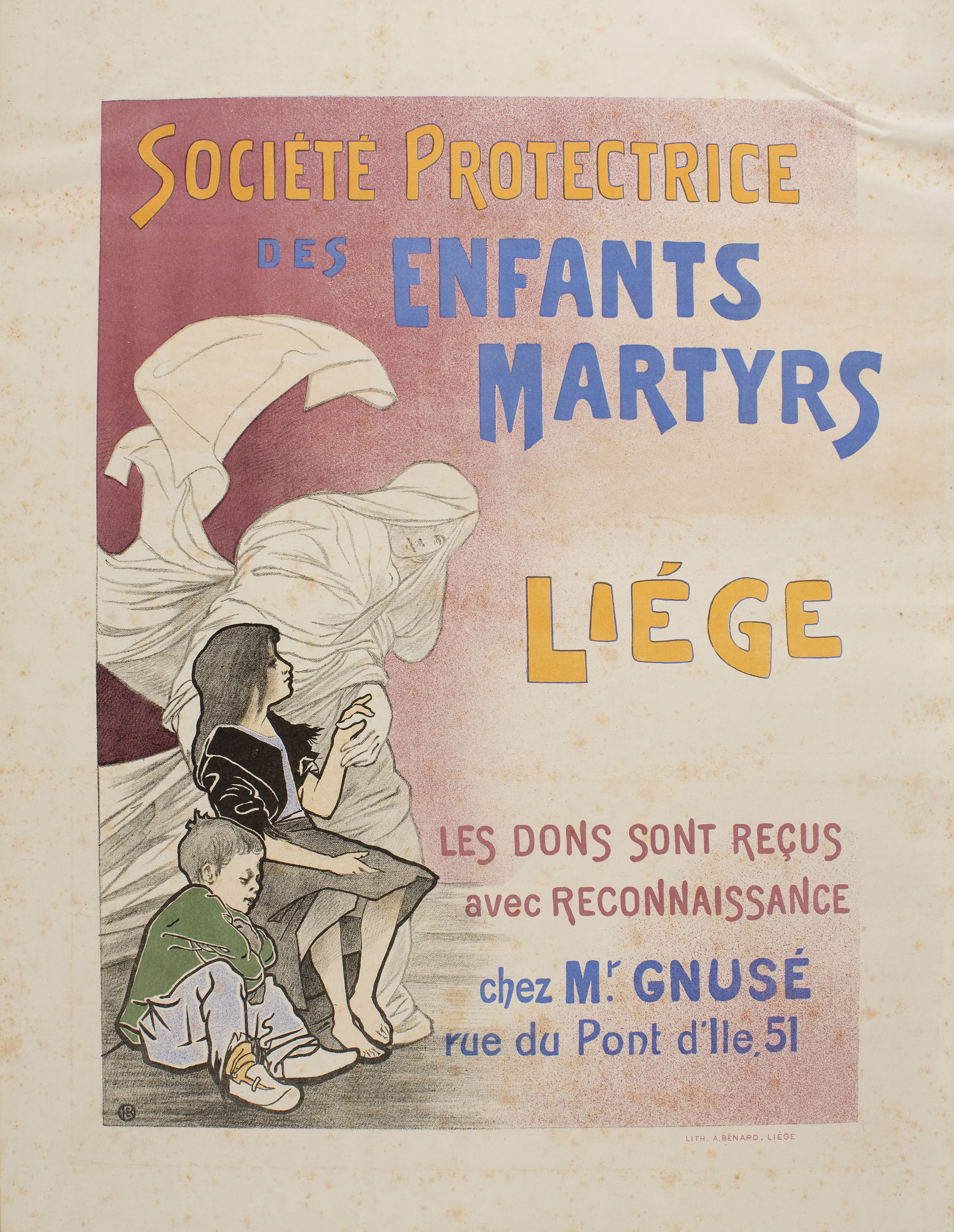 image for: Émile Berchmans - Société Protectrice des Enfants Martyrs - Cap a 1897