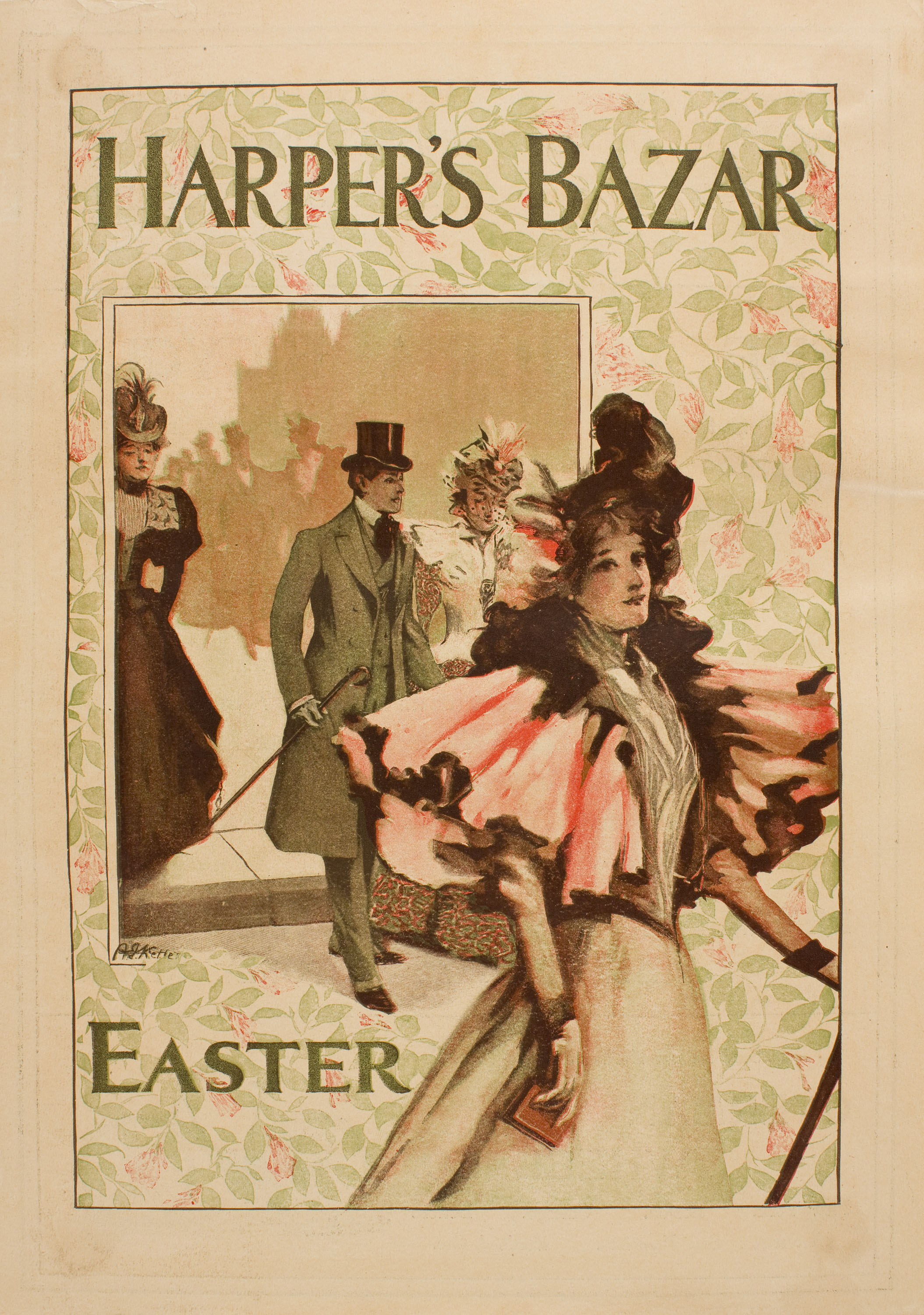 image for: A.J. Kette - Harper&#039;s Bazar. Easter - Cap a 1890-1910
