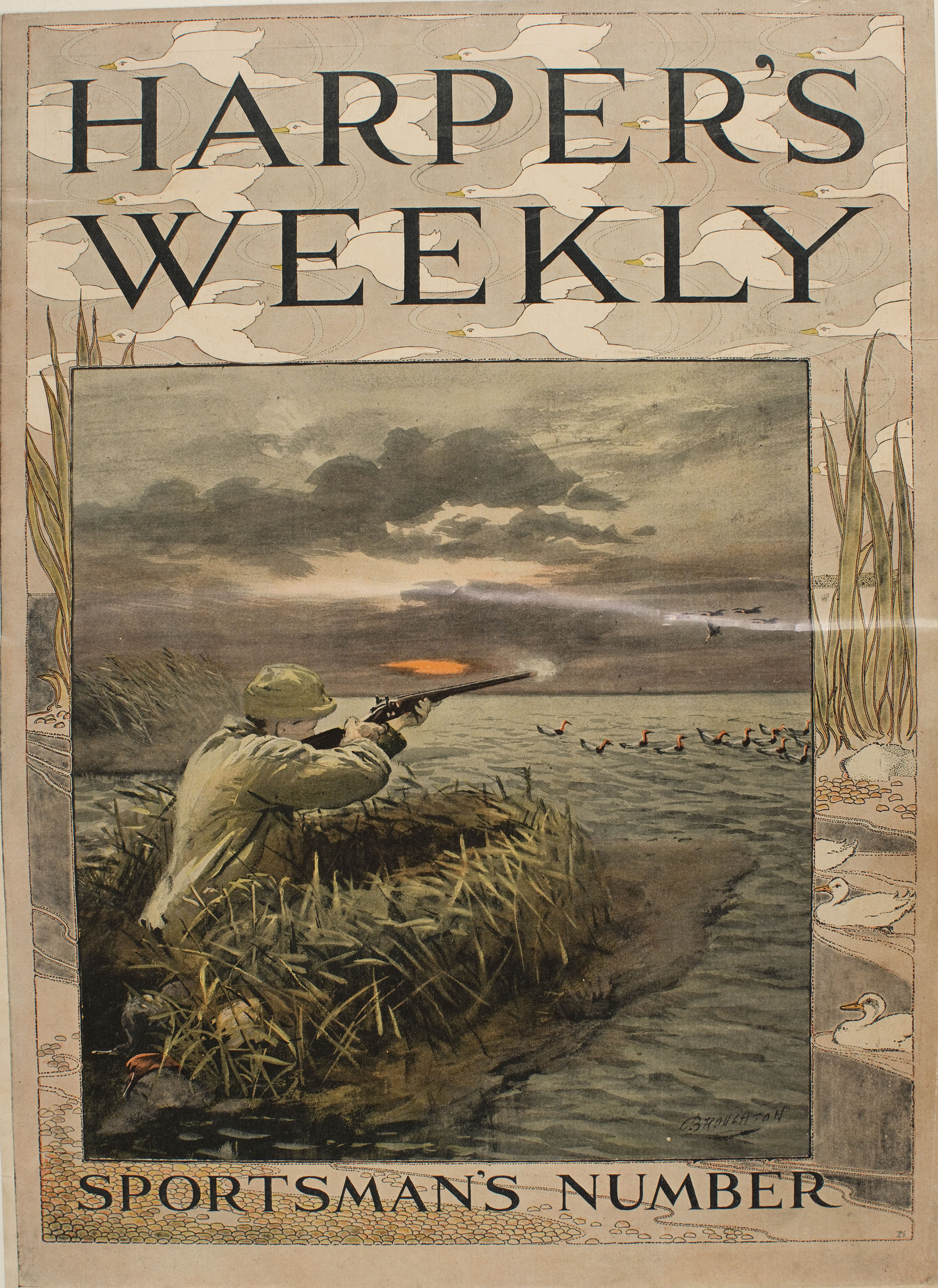 image for: Charles Broughton - Harper&#039;s Weekly. Sportsman&#039;s Number - 1899