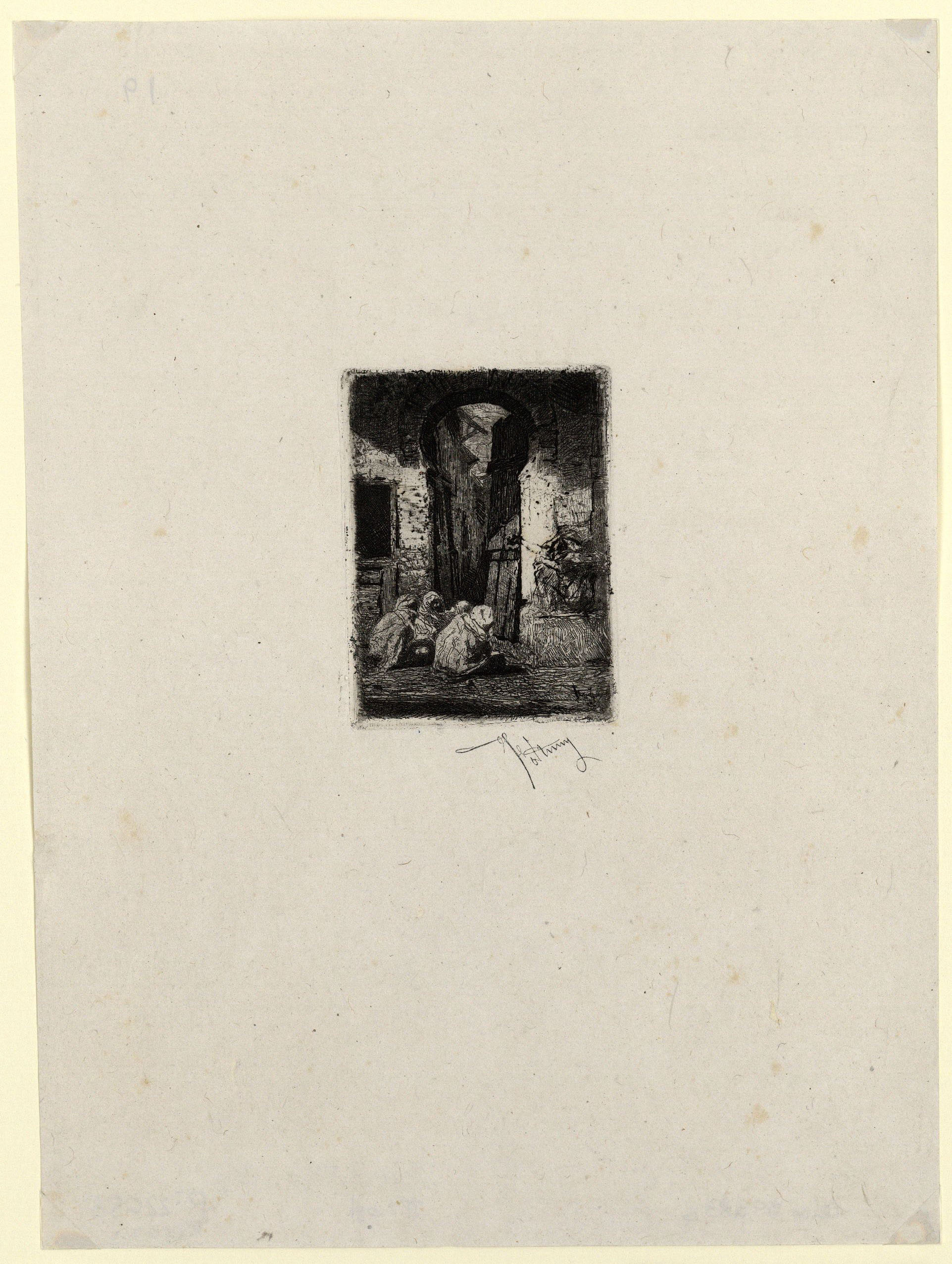 image for: Marià Fortuny - Tànger - Cap a 1861