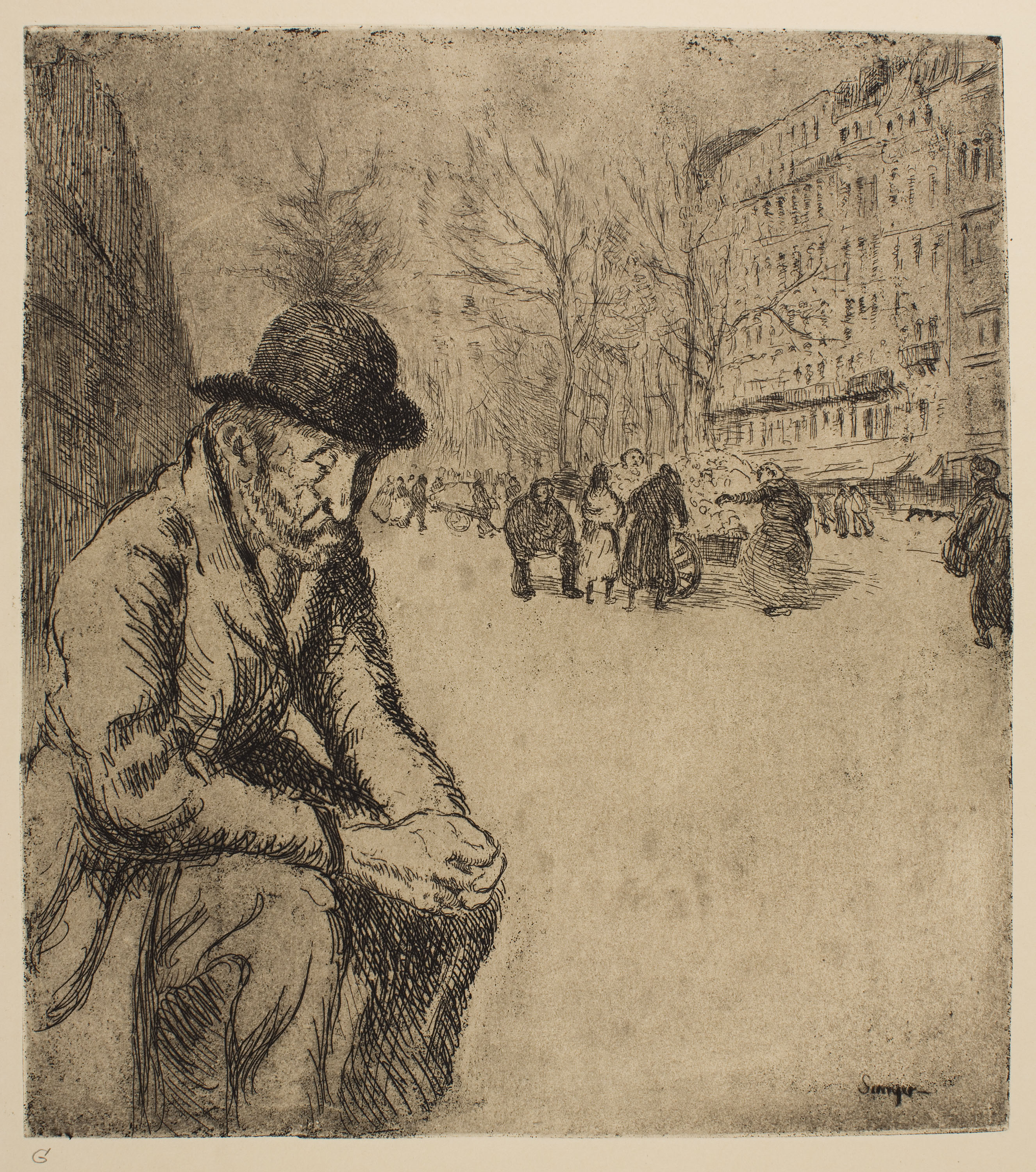 image for: Joaquim Sunyer - Le clochard - Cap a 1900