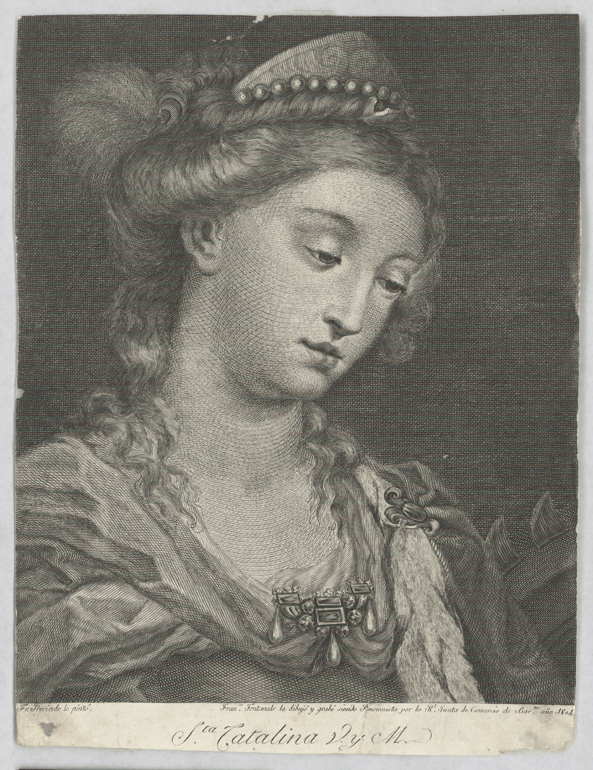 image for: Francesc Fontanals - Santa Caterina d&#039;Alexandria - 1804
