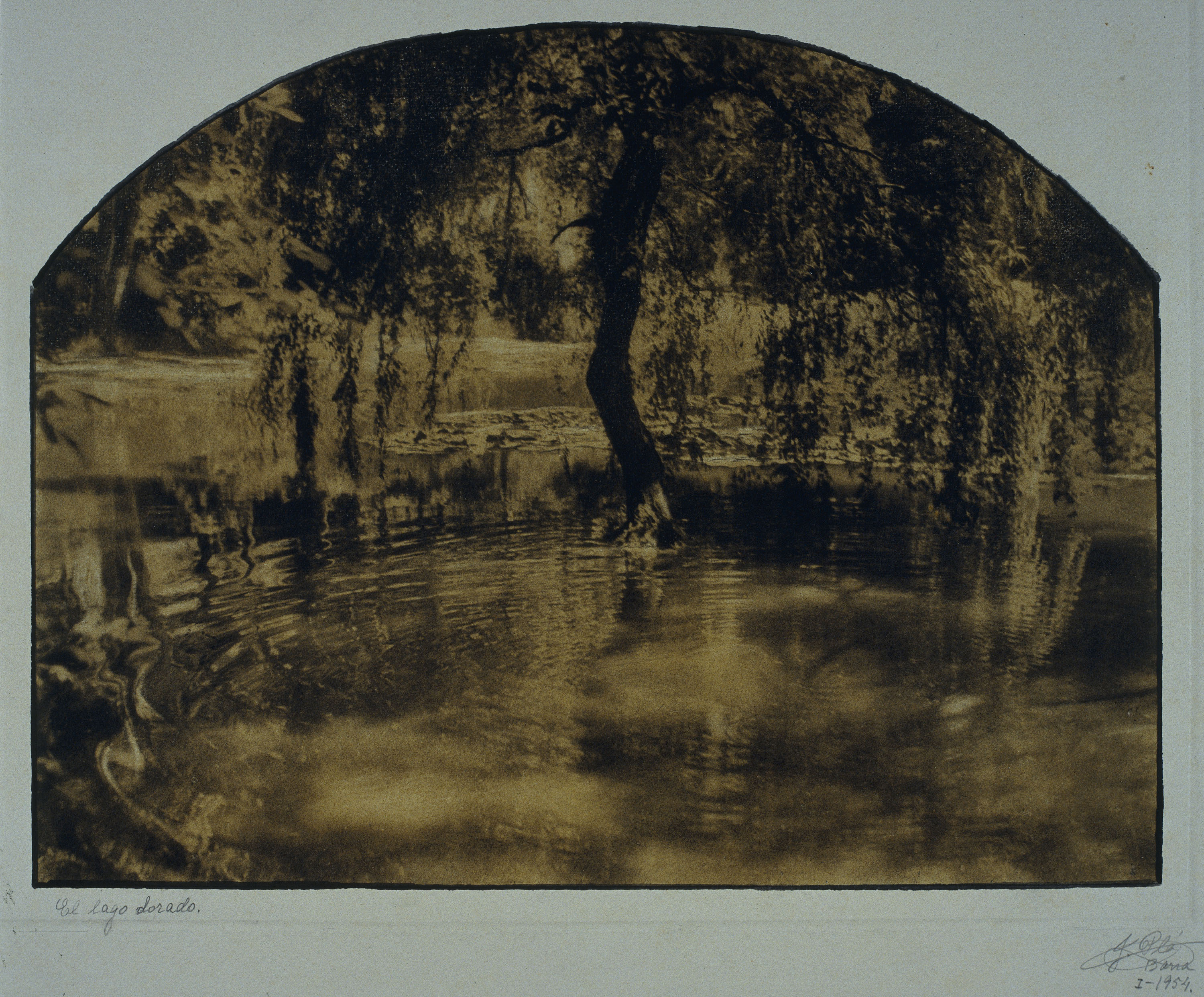 image for: Joaquim Pla Janini - El lago dorado - Gener de 1954