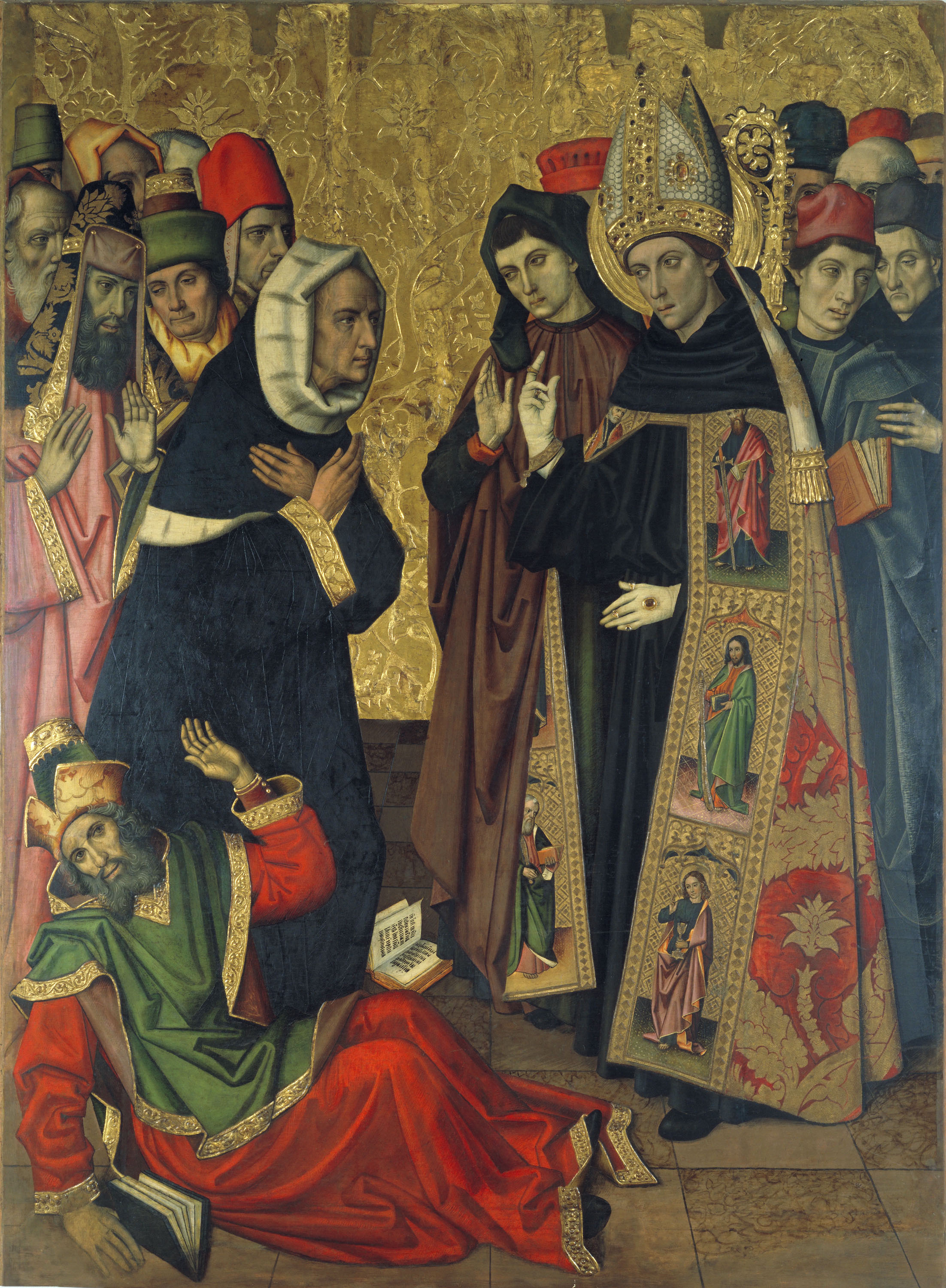 image for: Grup Vergós - Sant Agustí discutint amb els heretges - Cap a 1470/1475-1486