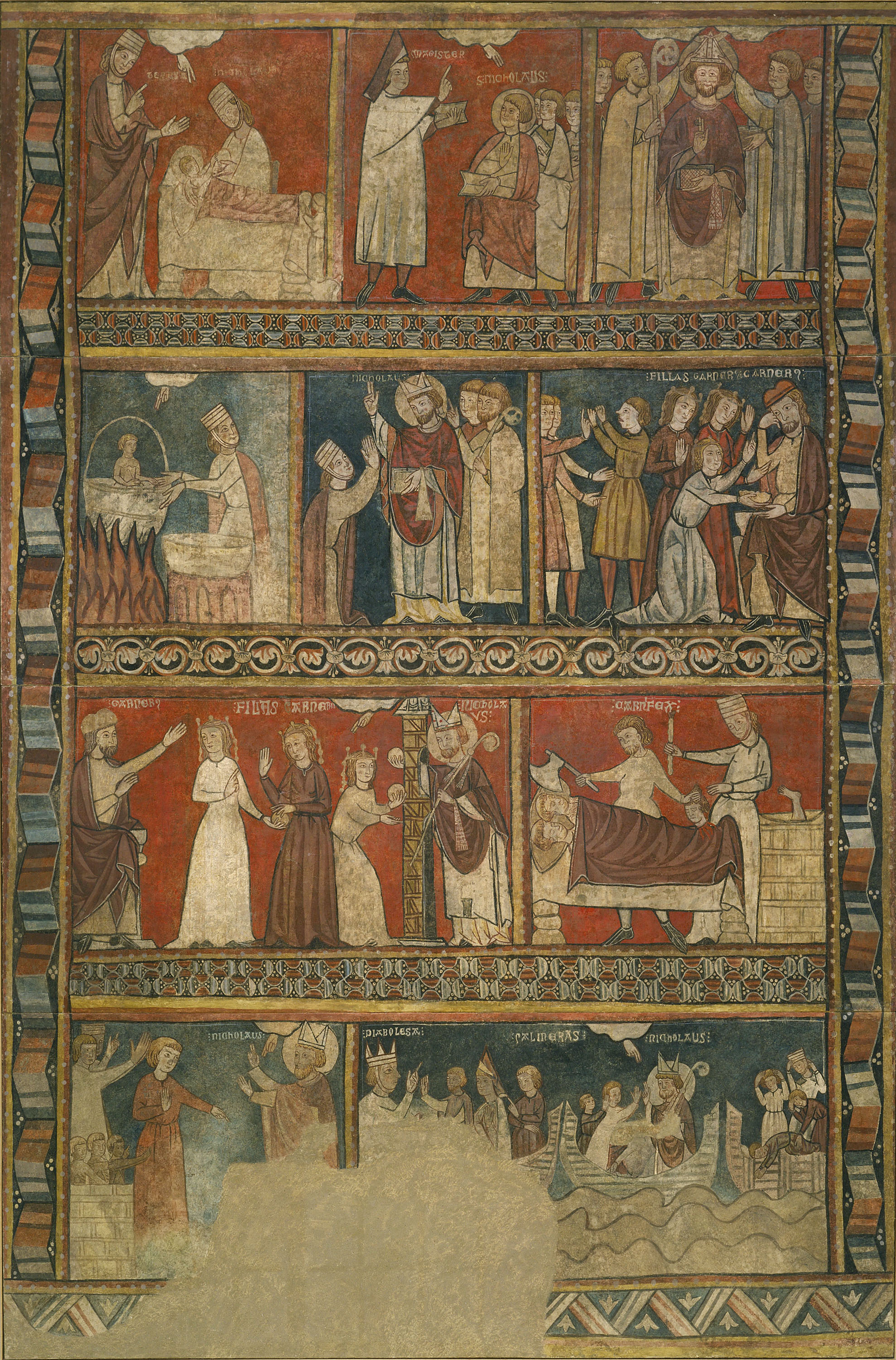 image for: Segon Mestre de Bierge - Vida de sant Nicolau - Finals del segle XIII