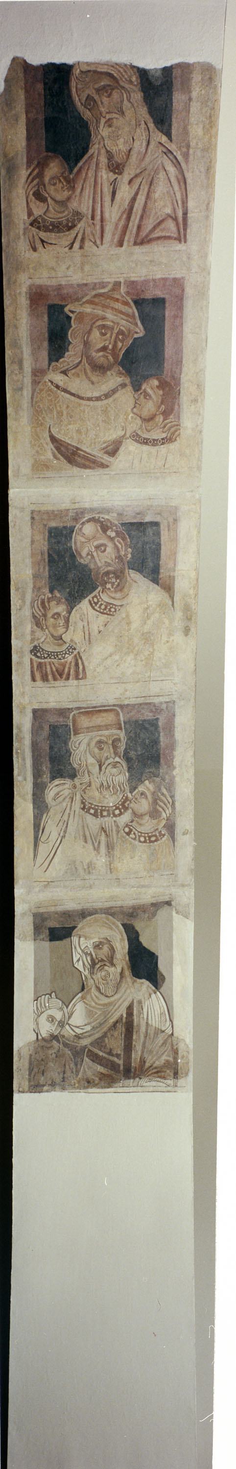 image for: Mestre de la sala capitular de Sixena - D&#039;Amon a Zorobabel de la genealogia de Crist segons Mateu, de la sala capitular de Sixena - Entre 1196-1208