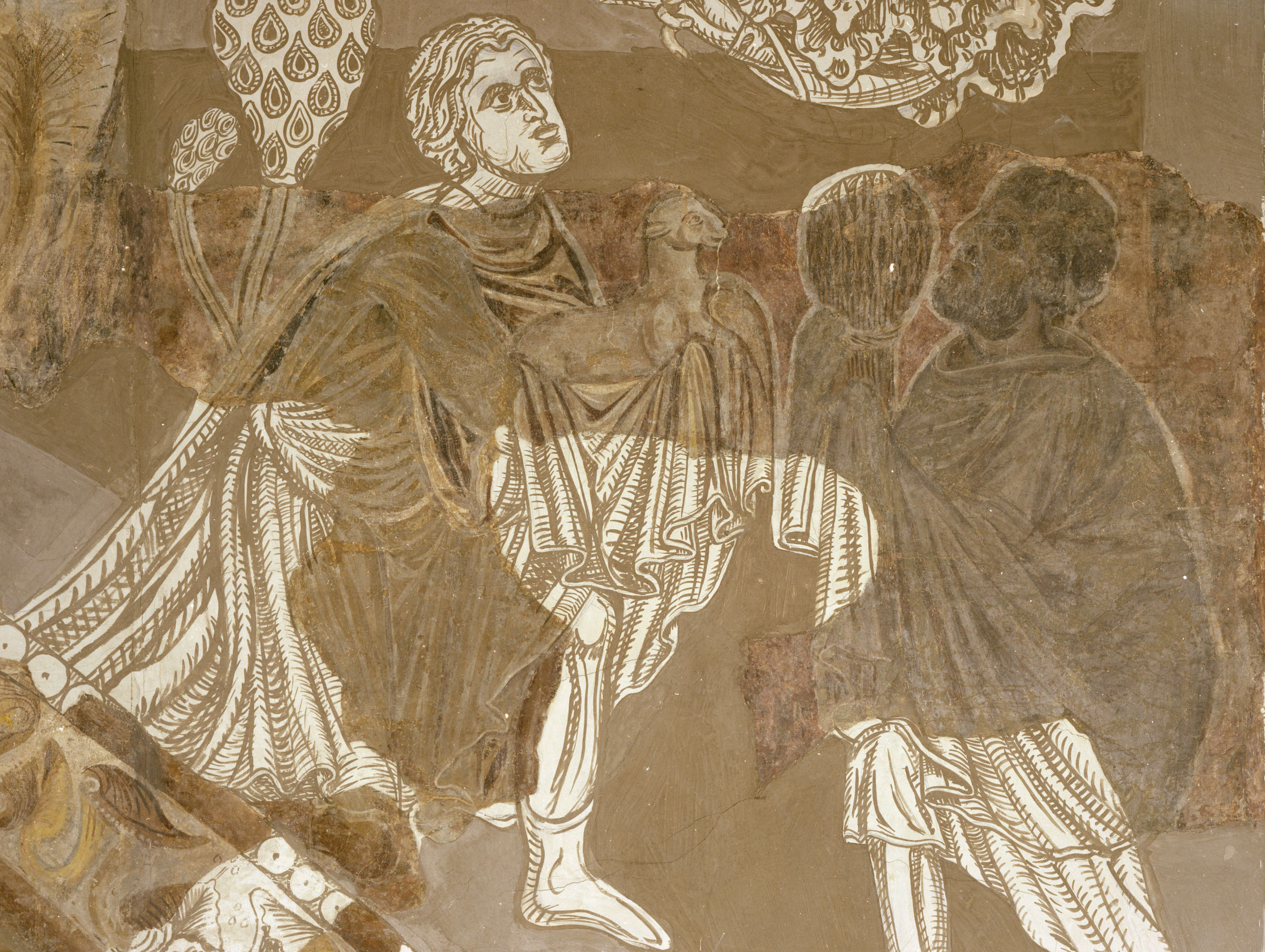 image for: Mestre de la sala capitular de Sixena - Ofrenes de Caín i Abel, de la sala capitular de Sixena - Entre 1196-1208 [2]