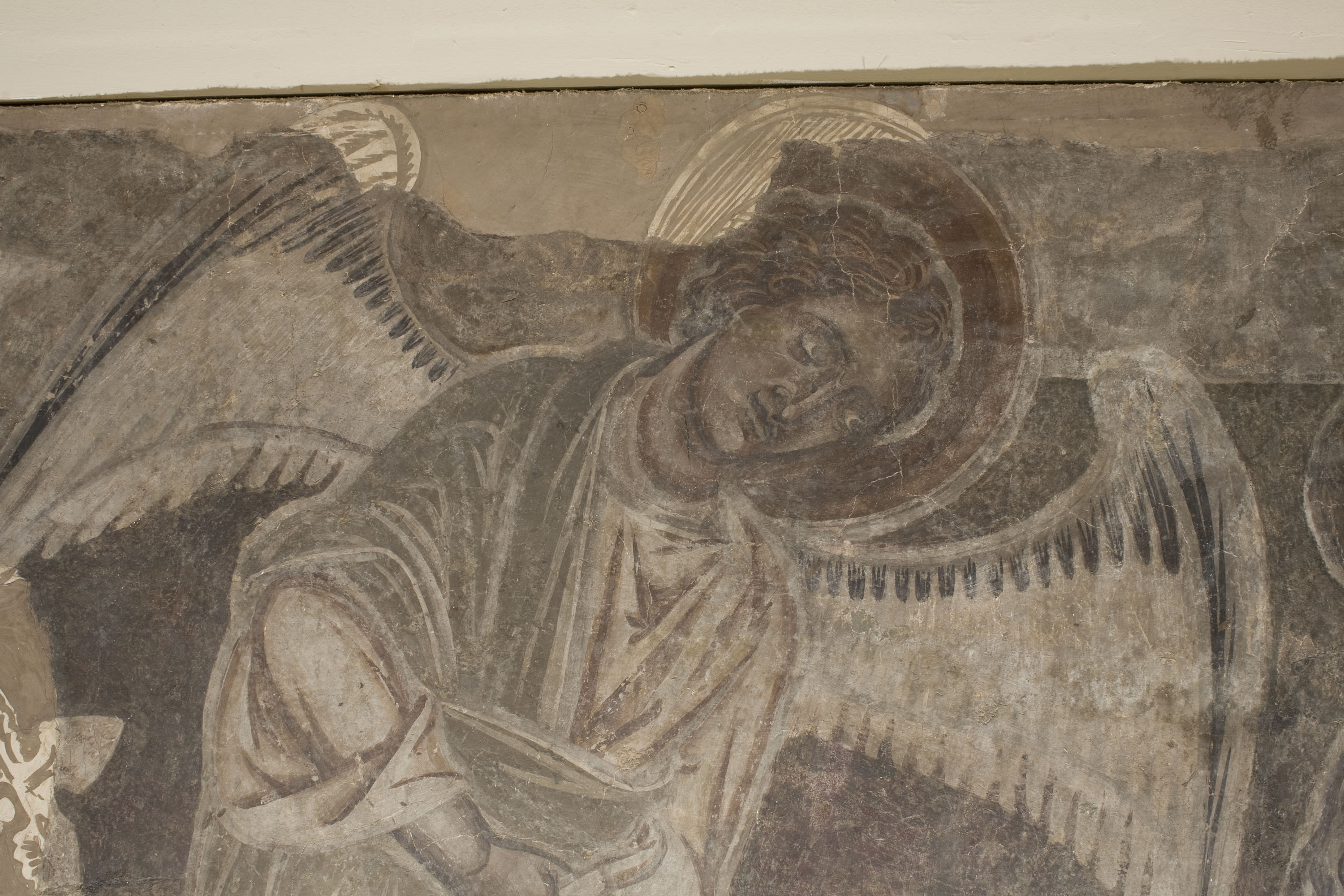 image for: Mestre de la sala capitular de Sixena - Un àngel ensenya Adam a treballar la terra, de la sala capitular de Sixena - Entre 1196-1208 [2]