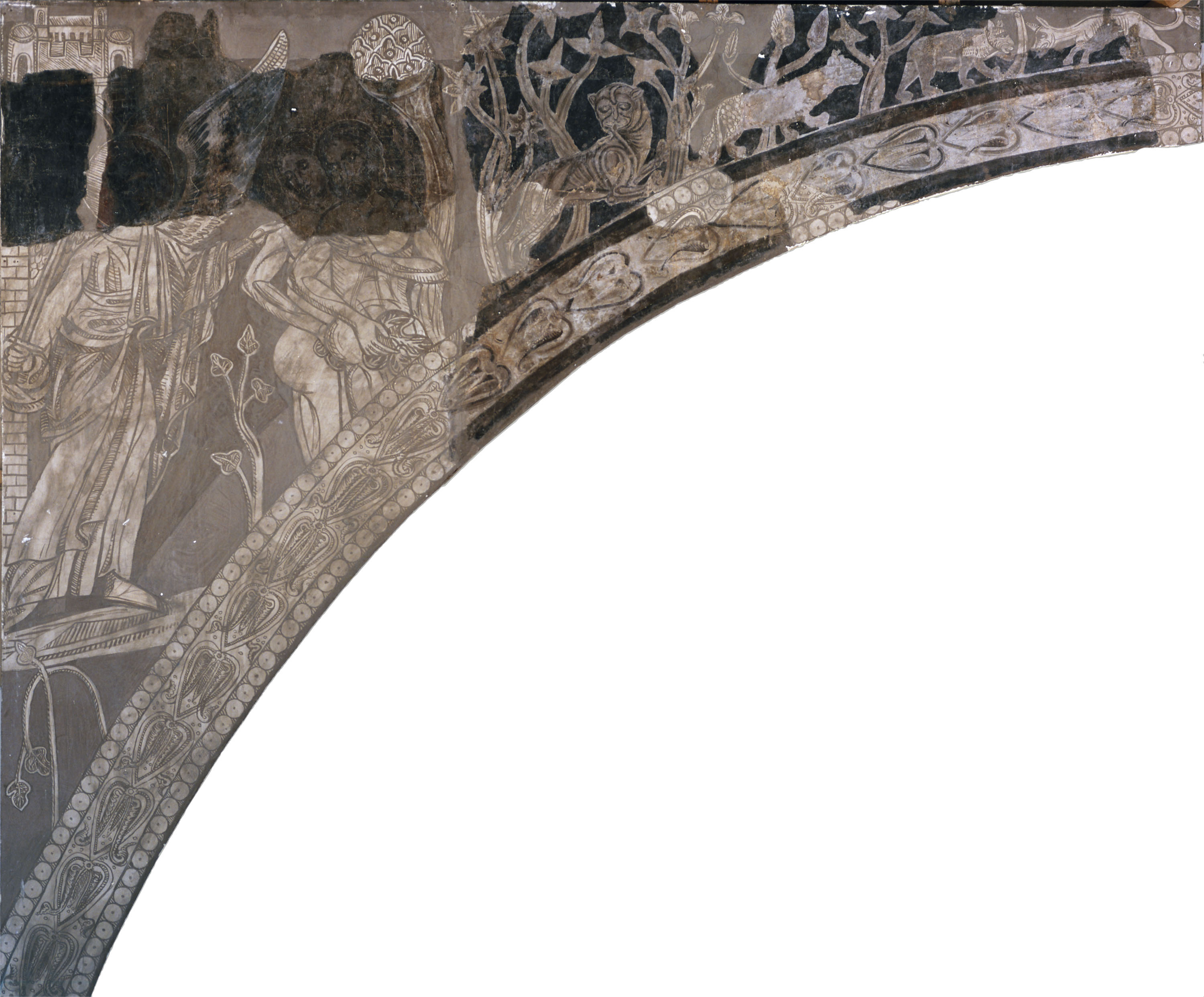 image for: Mestre de la sala capitular de Sixena - Expulsió del Paradís, de la sala capitular de Sixena - Entre 1196-1208