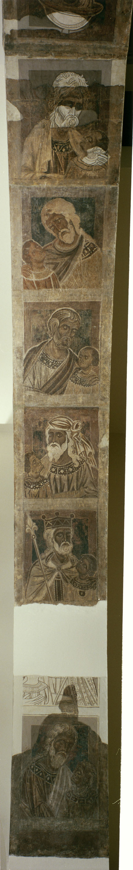 image for: Mestre de la sala capitular de Sixena - De Salmon a Roboam de la genealogia de Crist segons Mateu, de la sala capitular de Sixena - Entre 1196-1200