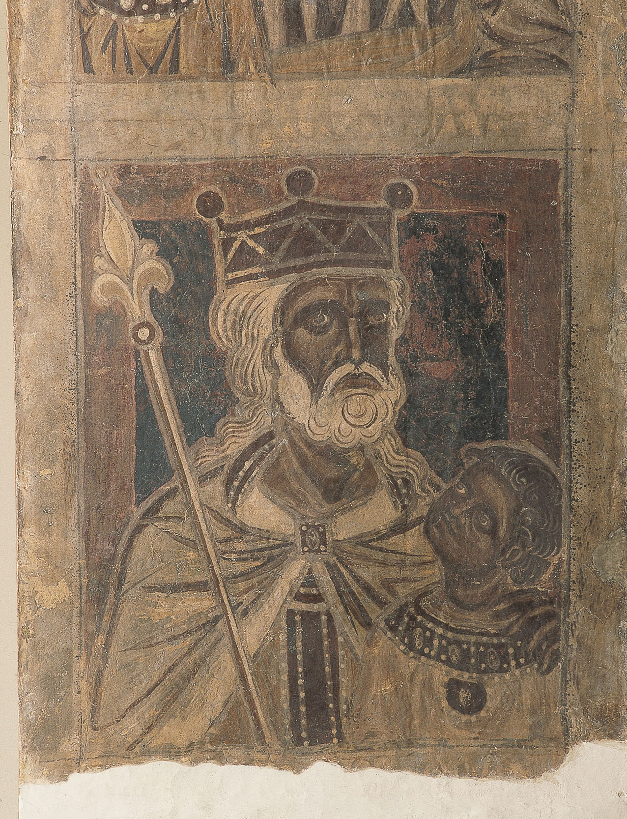 image for: Mestre de la sala capitular de Sixena - De Salmon a Roboam de la genealogia de Crist segons Mateu, de la sala capitular de Sixena - Entre 1196-1200 [6]