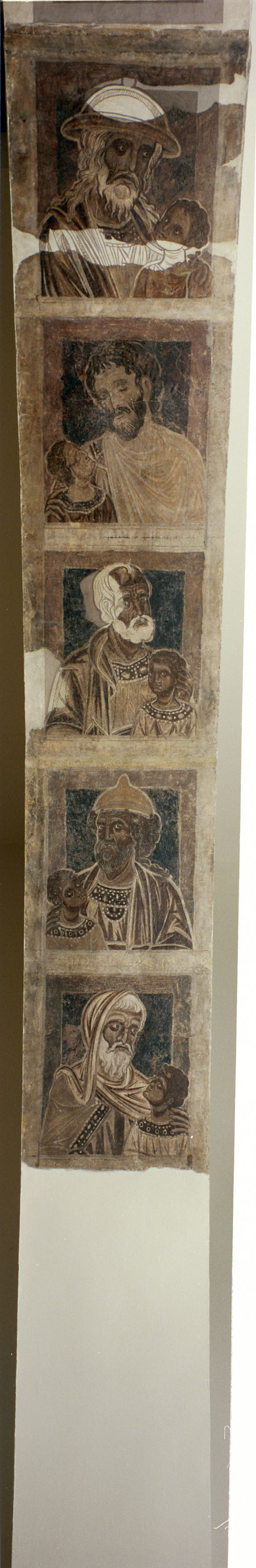 image for: Mestre de la sala capitular de Sixena - De Fares a Naason de la genealogia de Crist segons Mateu, de la sala capitular de Sixena - Entre 1196-1200