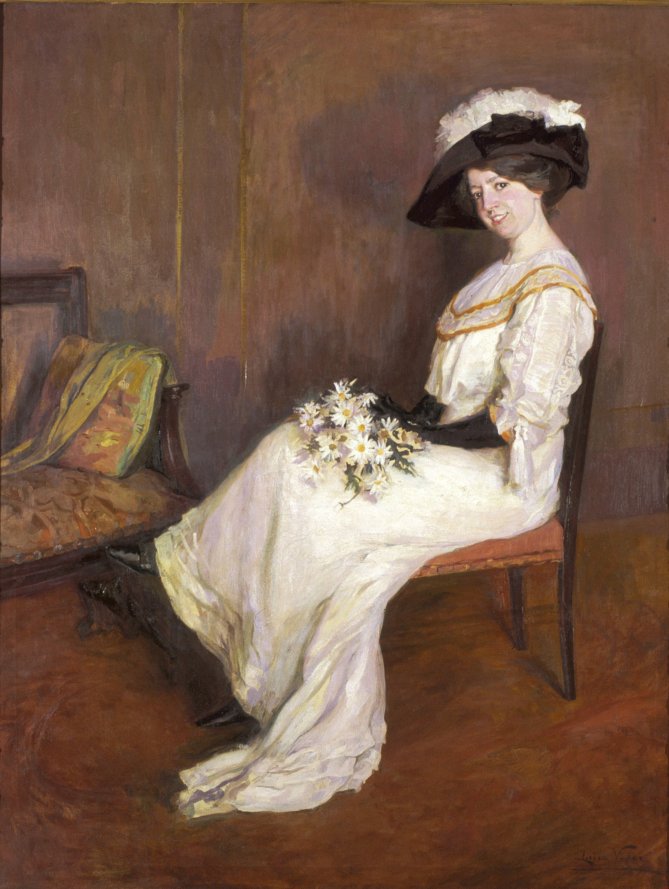 image for: Lluïsa Vidal - Retrat de Marta Vidal Puig - Cap a 1907-1911