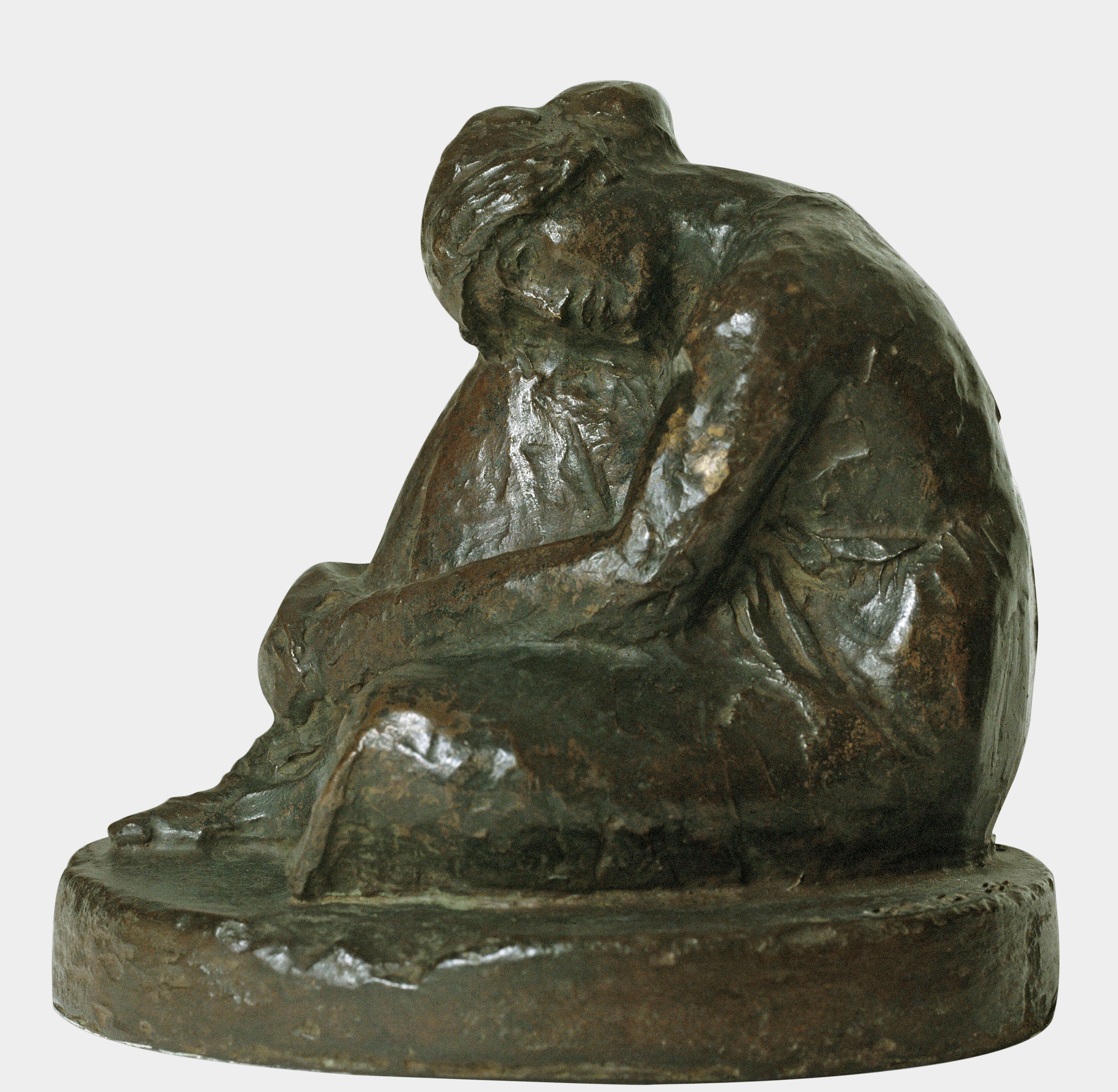 image for: Juli González - Dona asseguda pensativa - Cap a 1910-1914