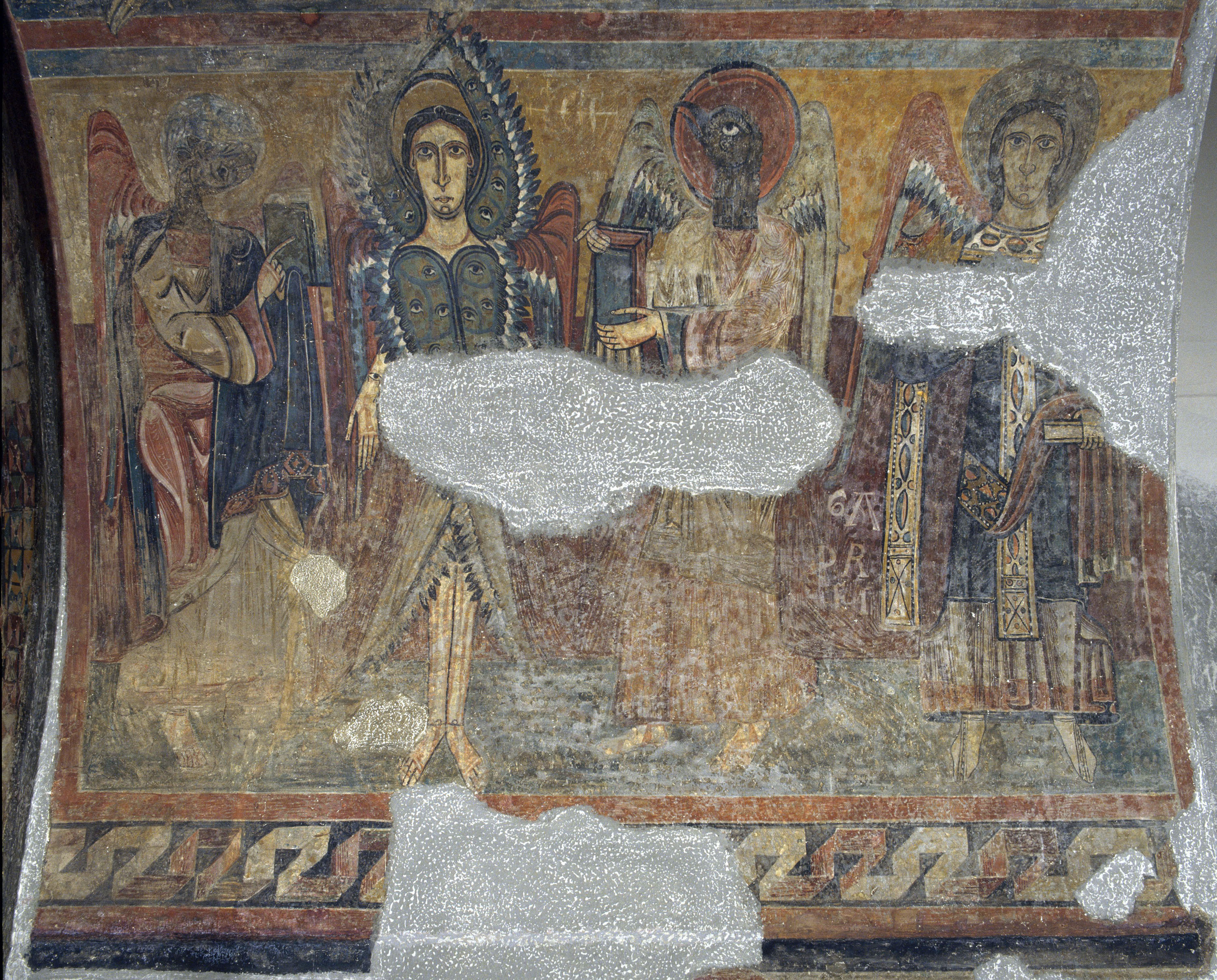image for: Mestre de Santa Maria de Taüll - Arc del Tetramorf amb serafí i arcàngel de Santa Maria de Taüll - Cap a 1123